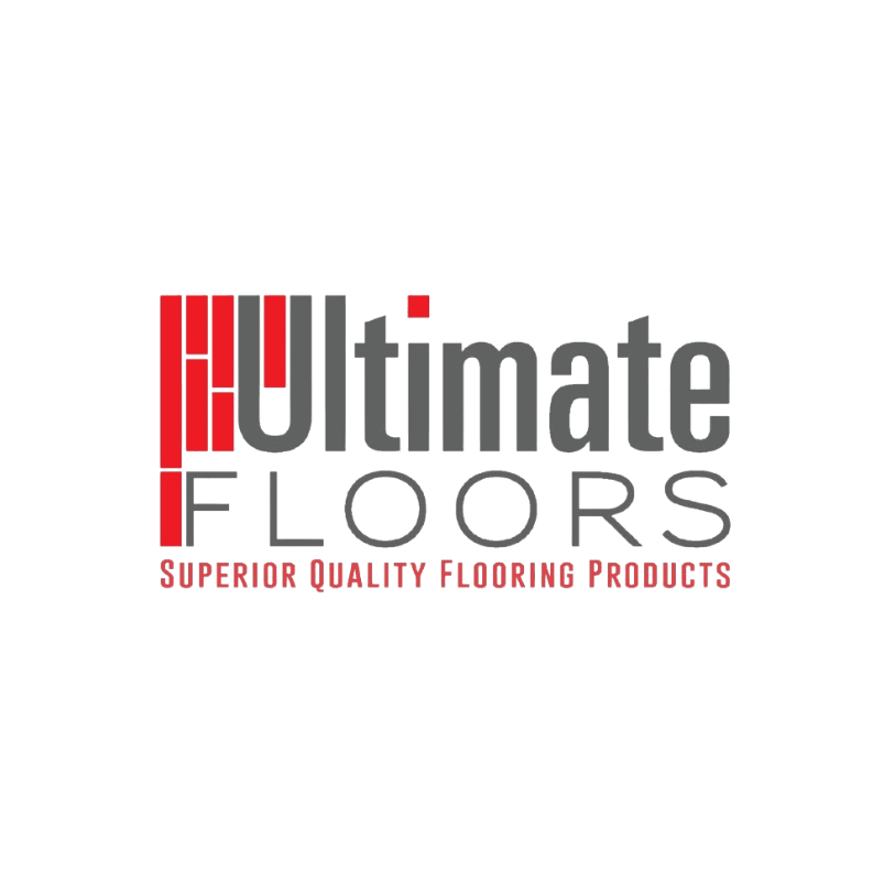 Ultimate Floors logo with the tagline 'Superior Quality Flooring Products' in red text.