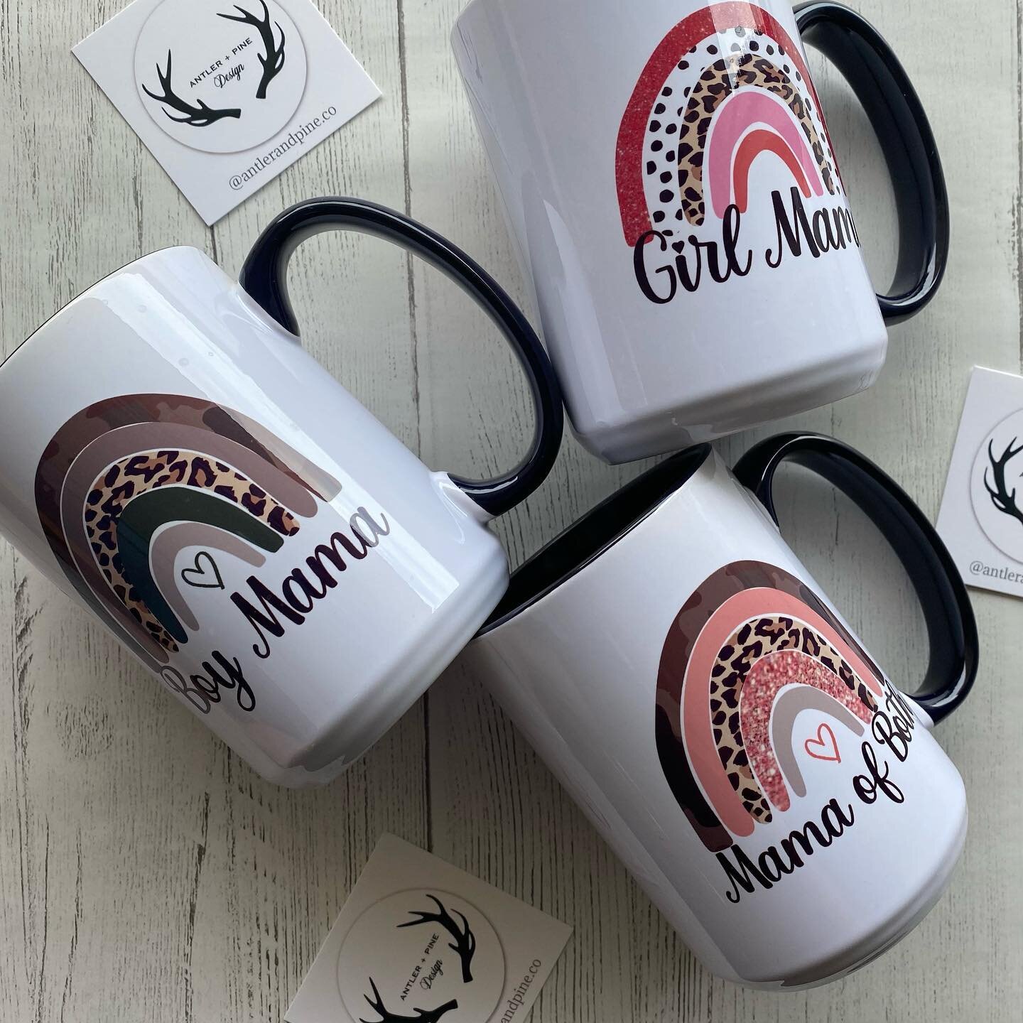 We have partnered with @antlerandpine.co! Beautiful mugs each $20.00 love them!💕#localbusiness #womeninbusiness #waterlooregion #kitchenerwaterloo #shoplocal #mugsmugsmugs #elmira
