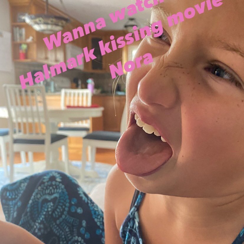 When your daughter takes over Instagram. She wanted to watch a movie which I suggested a Christmas Hallmark movie. She apparently didn&rsquo;t agree. How long till school? #dayoff #summer #consignment #waterloo #kitchenerwaterloo #smallbusiness