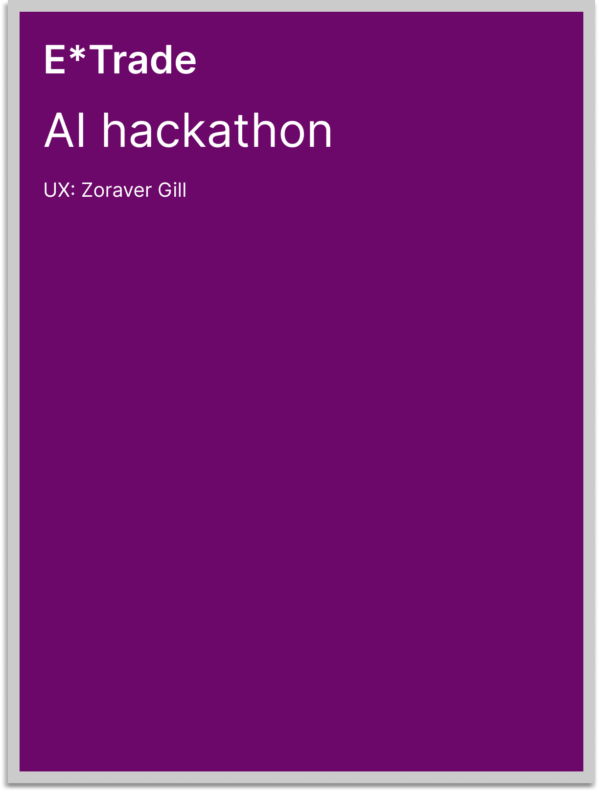 AI Hackathon