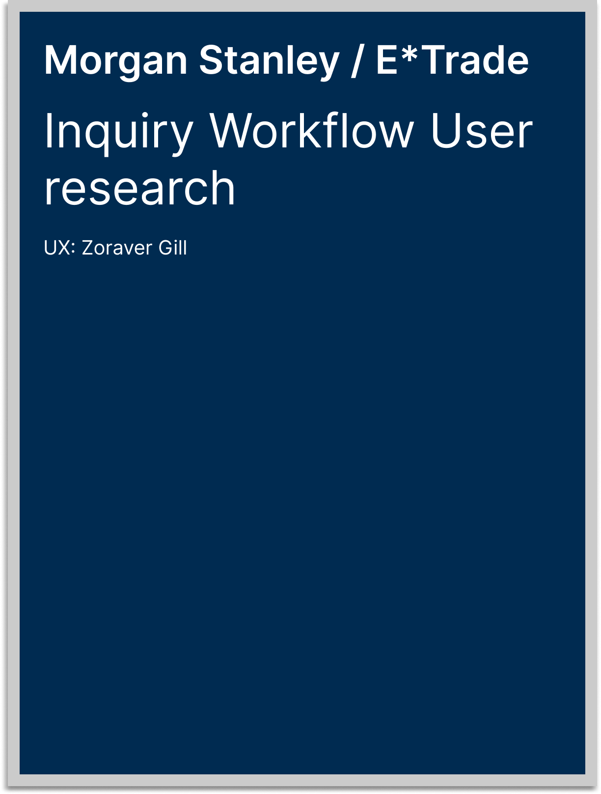 Research Inquiry Workflow Optimization