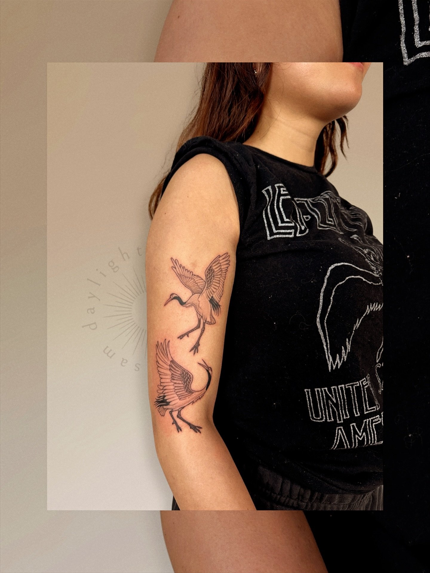 I hung onto these cranes for way too long. Cheers to a sweet find buried in my camera, thank you Mia!
.
.
.
#pdxtattoo #portlandtattooartist #oregontattooartist #finelinetattooartist #portlandoregon