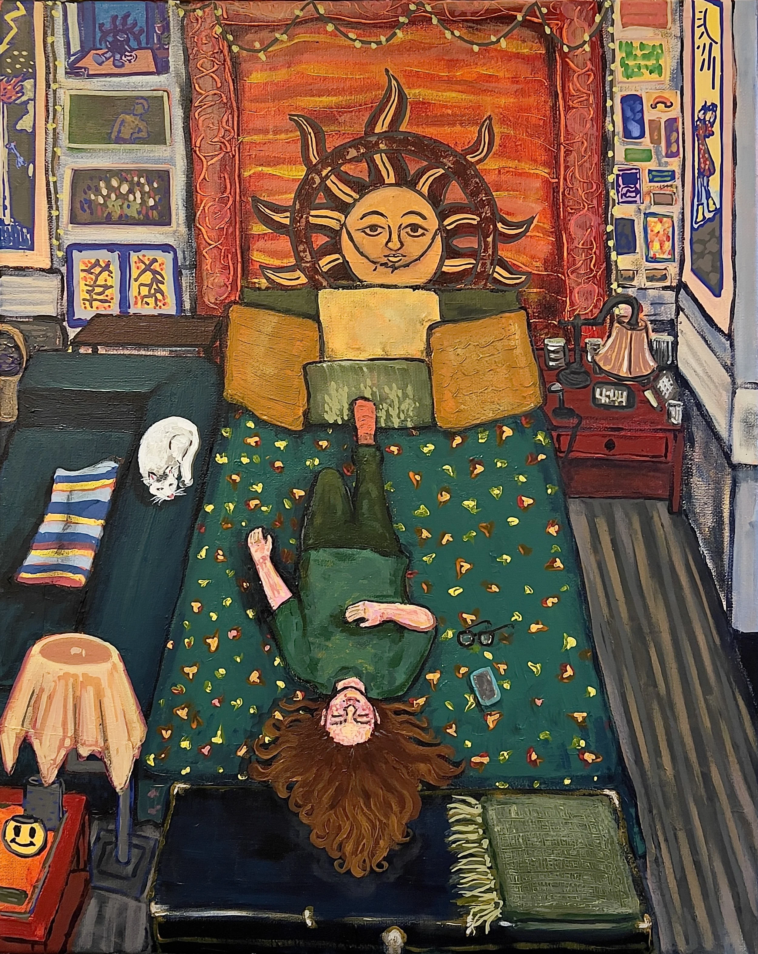 "Love Letter to 707", Acrylic on canvas, 16" x 20", 2025