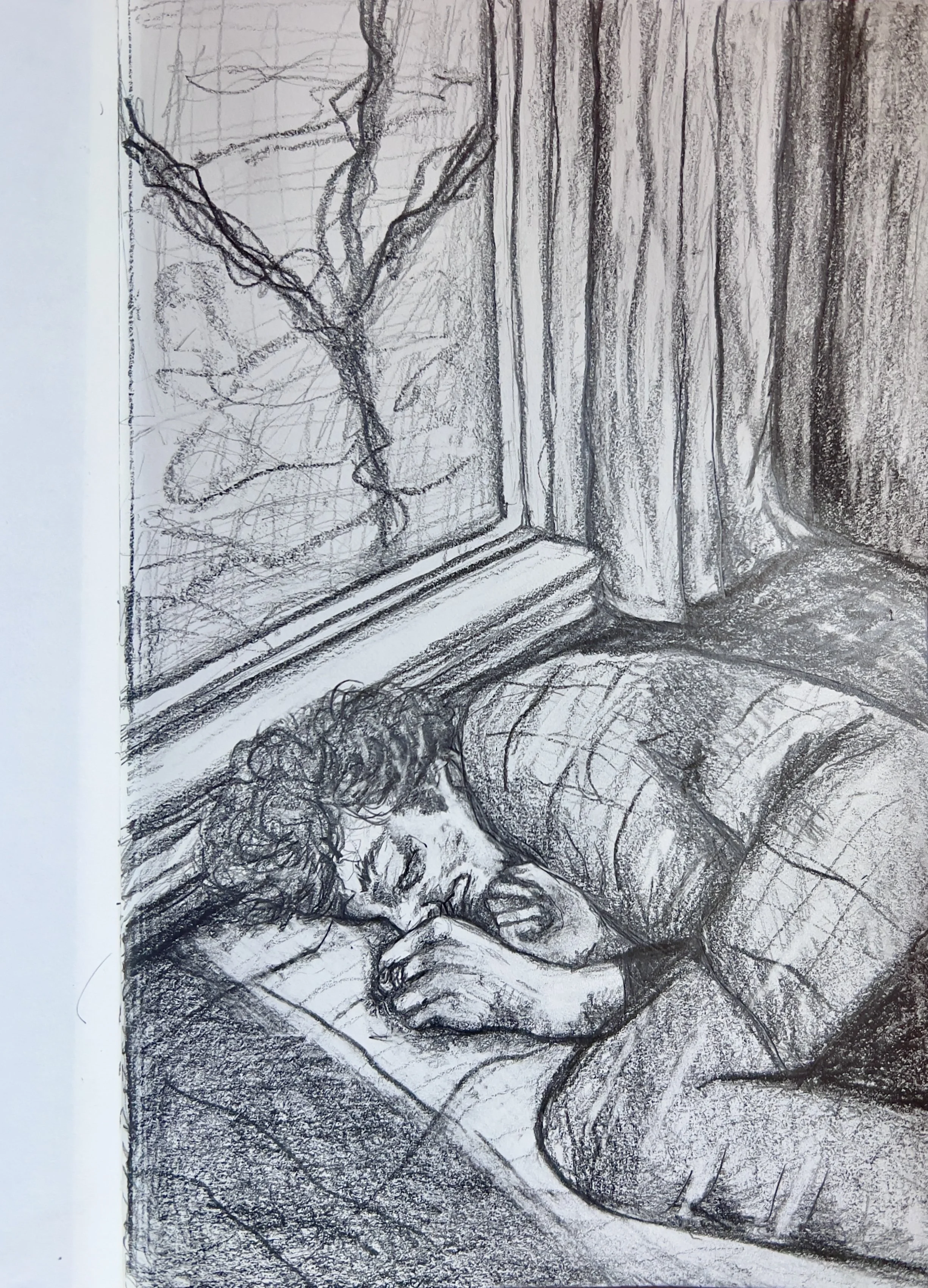 Pencil on paper, 2024