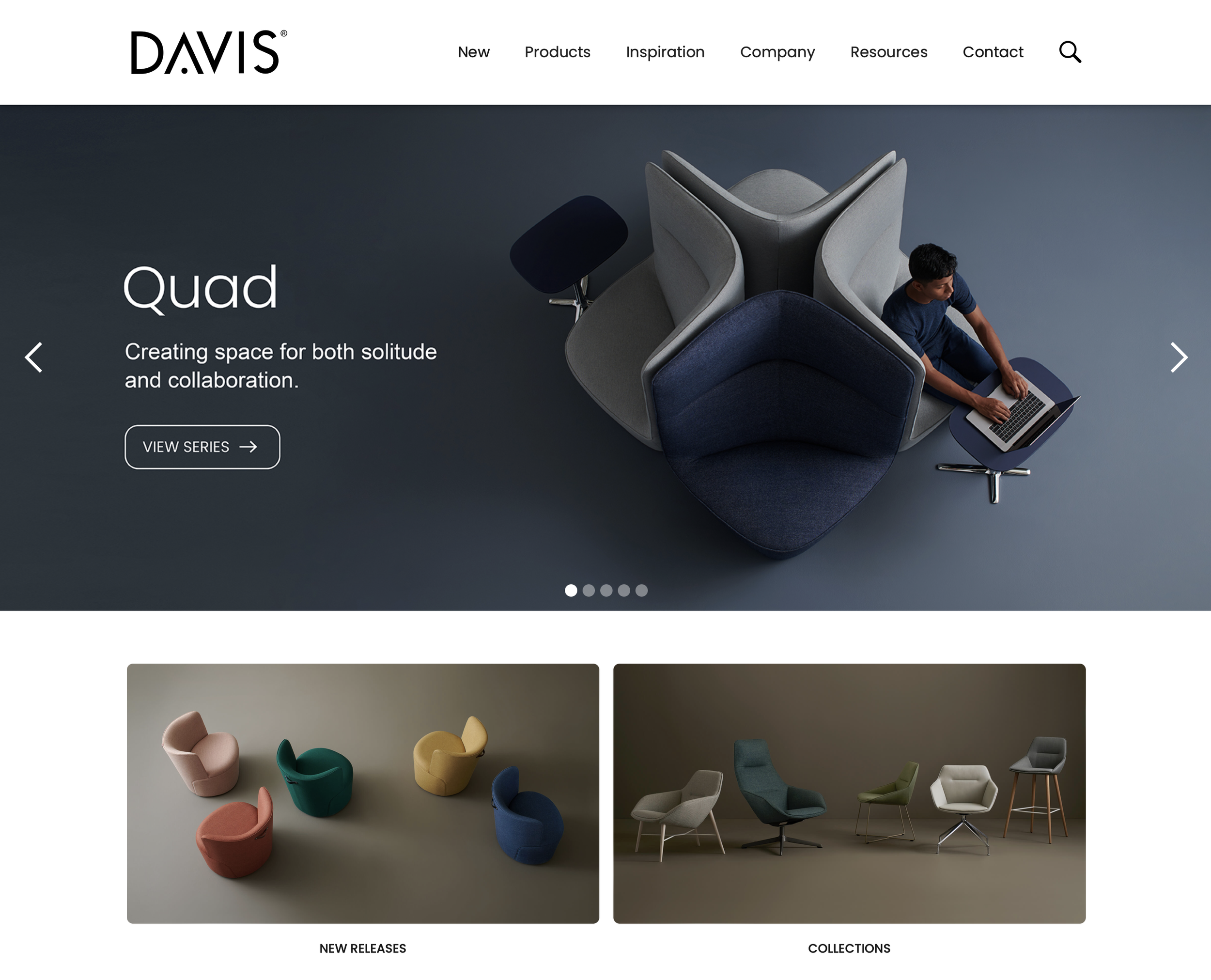 Davis Furniture Launches New Website