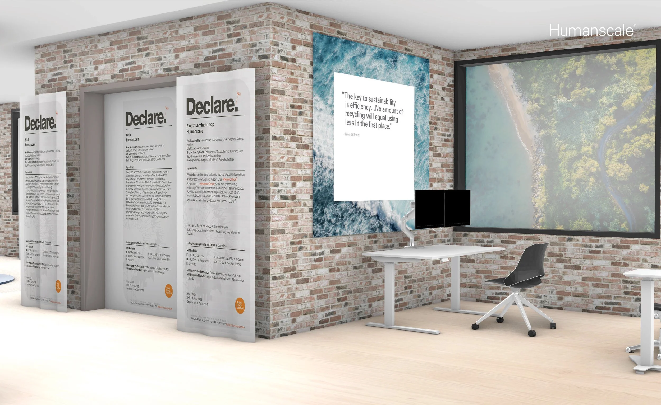 Humanscale Becomes the First Furniture Manufacturer To Be Awarded TRUE® Gold and TRUE® Silver by Green Business Certification Inc. for Zero Waste Efforts