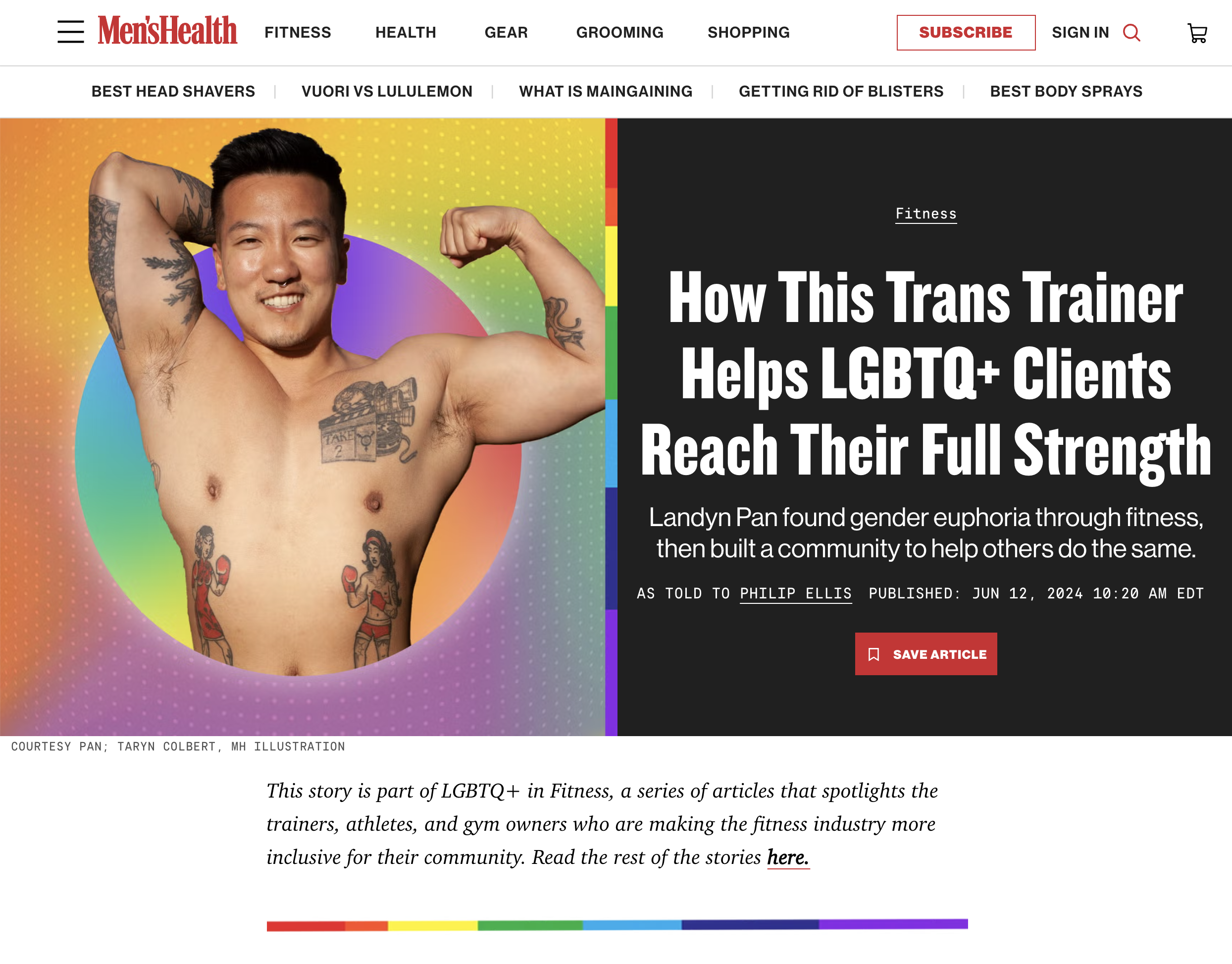 Landyn Pan Fitness – Trans Personal Trainer