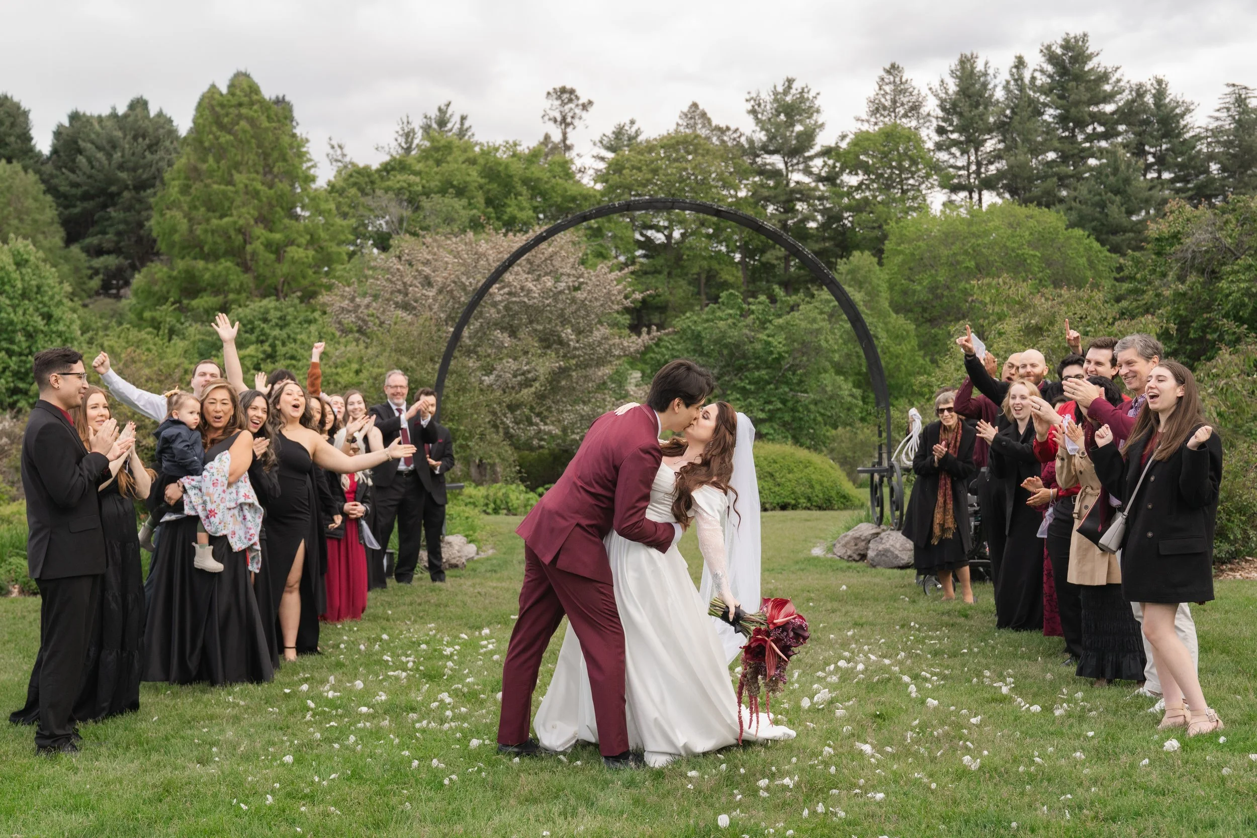Kirsten &amp; Brandon’s Intimate Spring Wedding at the Arnold Arboretum in Boston
