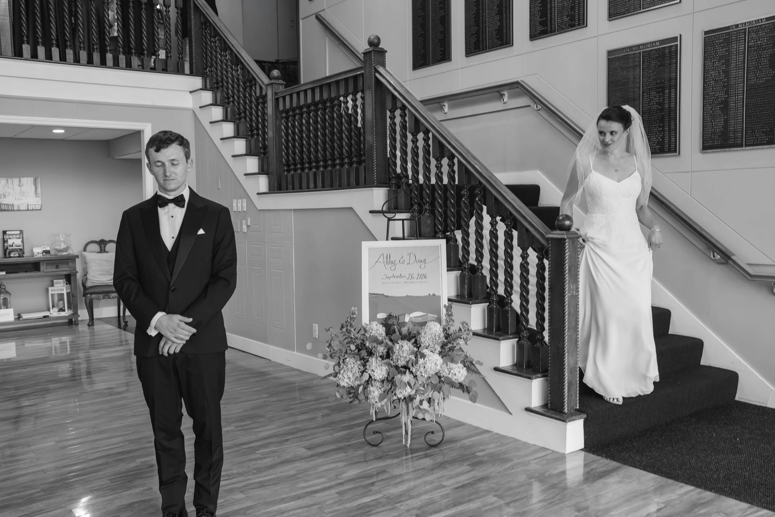 Abigail &amp; Douglas 💙
A little glimpse into a day filled with so much love, laughter, happy tears, and one VERY lively dance floor. 🥹

From the quiet moments before the ceremony, to their first look, saying &ldquo;I do,&rdquo; and celebrating sur