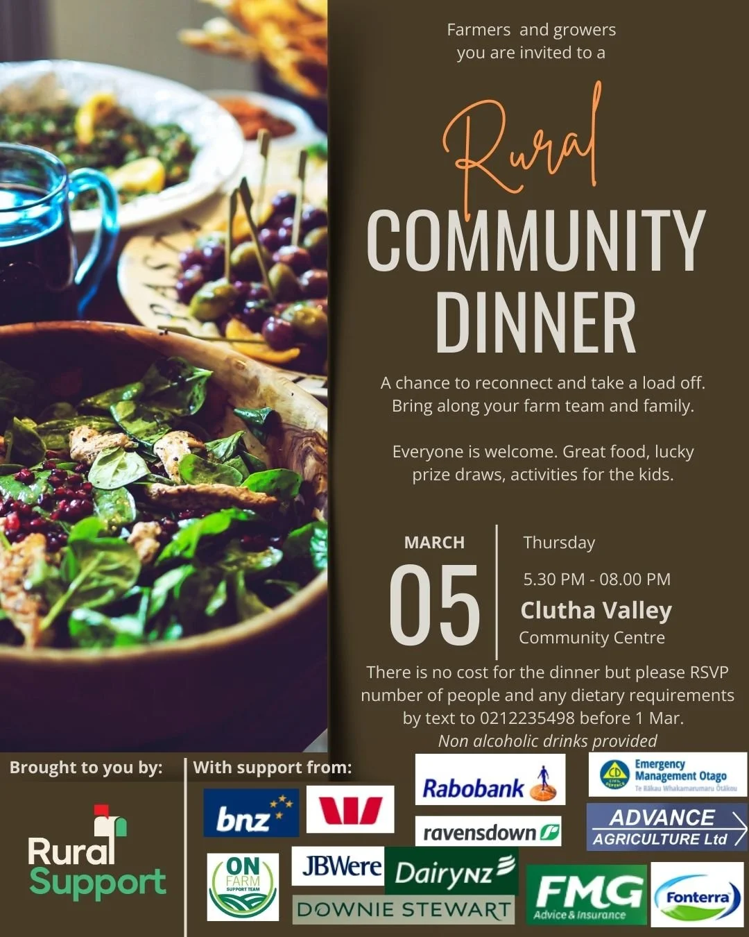 Rural Community Dinner - Farmers and Growers