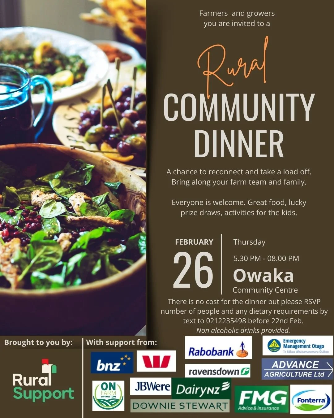 Rural Community Dinner - Farmers and Growers