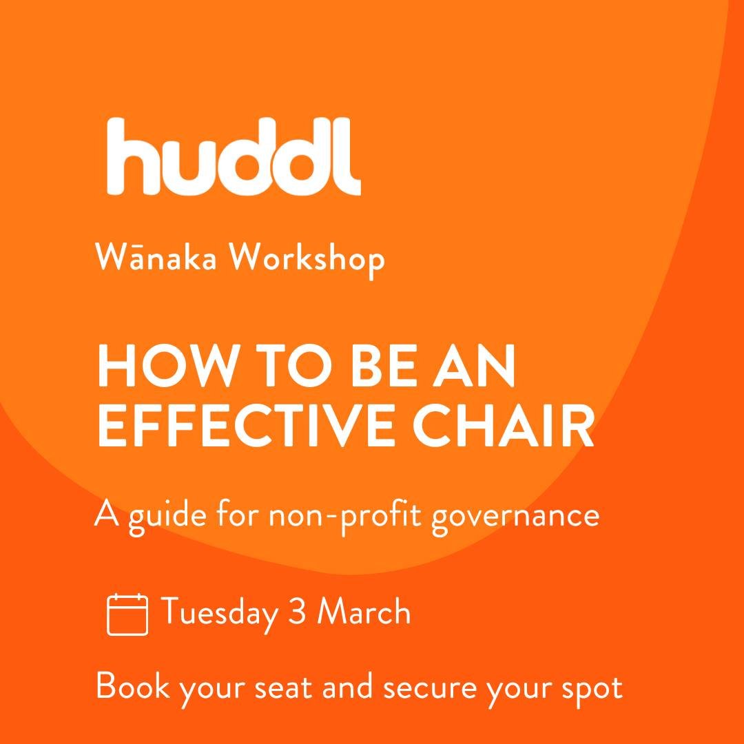 How to be an Effective Chair