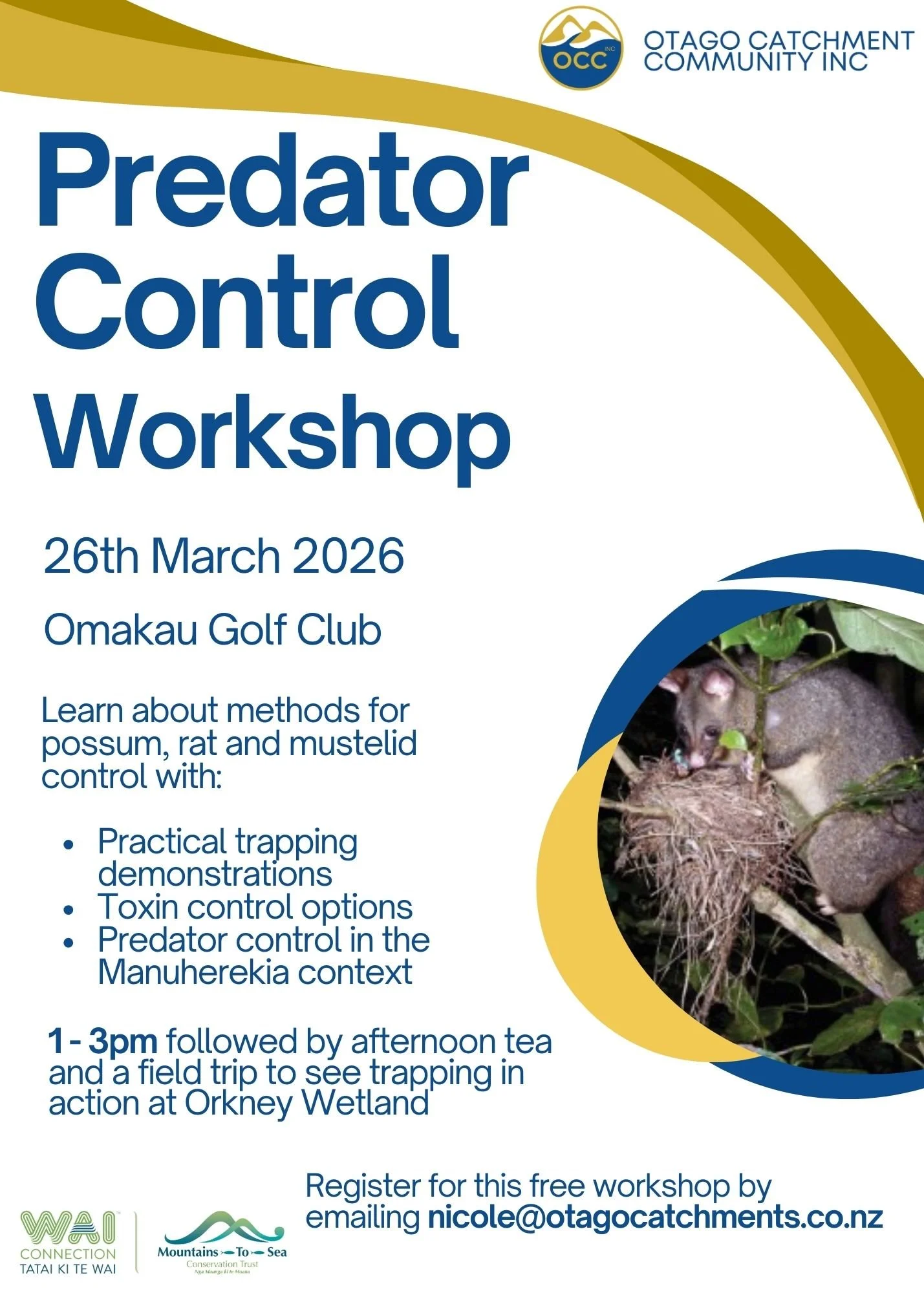 OCC Predator Trapping Workshop