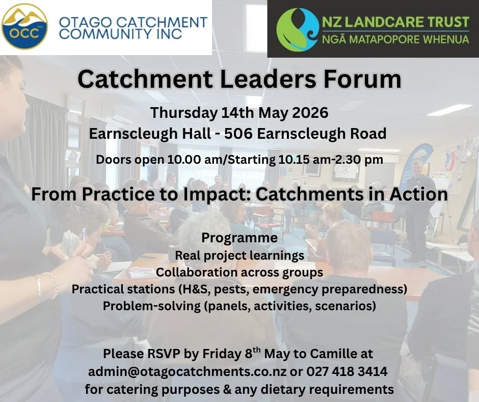 Otago Catchment Leaders Forum