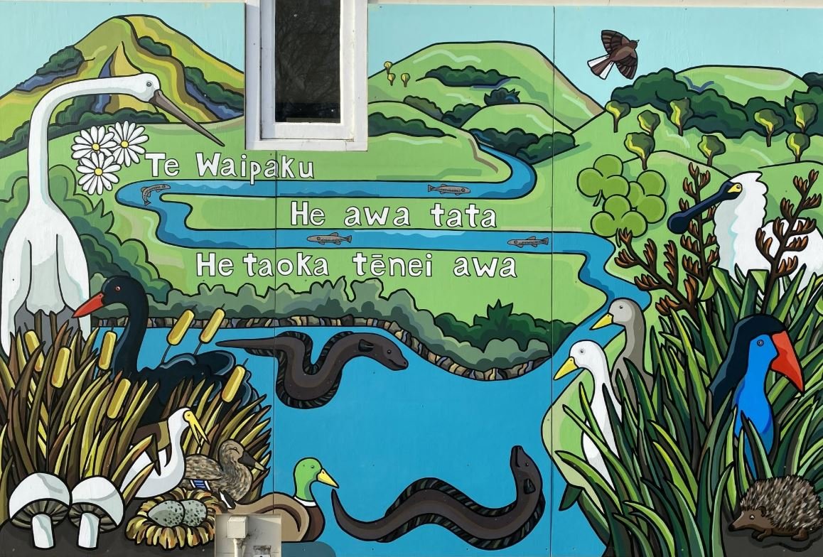 EOCG - New Mural at Waikouaiti School
