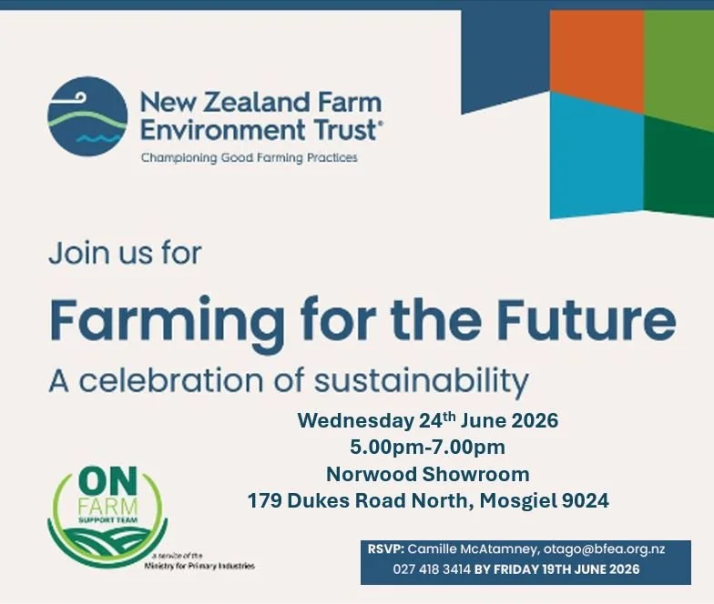 Otago Ballance Farm Environment Awards - Farming for the Future - A celebration of Sustainability