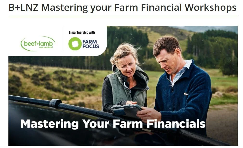 B+LNZ Mastering your Farm Financial Workshops - Middlemarch