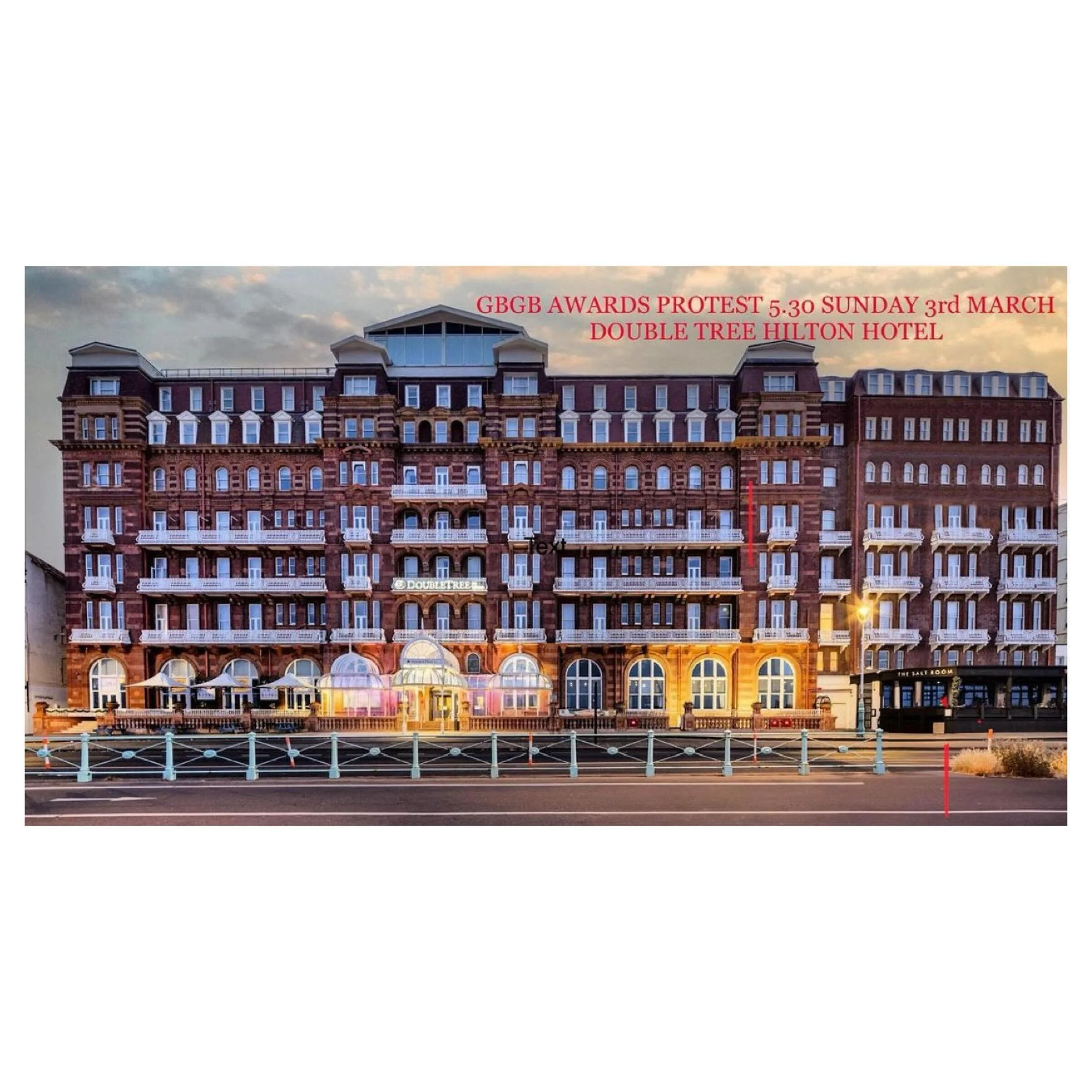 Repost from @closehovedogtrack
•
‼️Reminder
Shame on #doubletreehilton for allowing this event to take place on their premises. We will be there to raise awareness of the suffering of racing greyhounds and to tell GBGB that they are not welcome