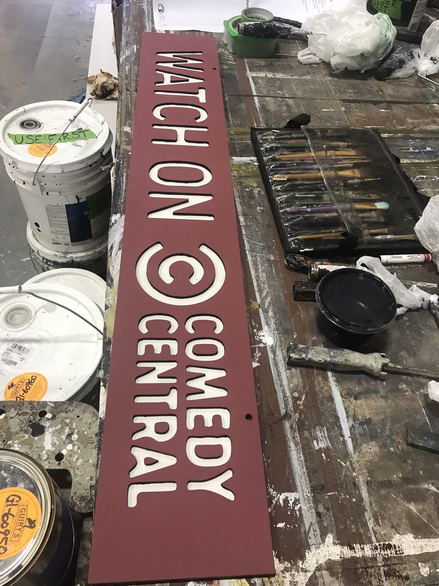 Comedy Central Tour of The Office Experience in process (2019)
Scenic Charge Artist