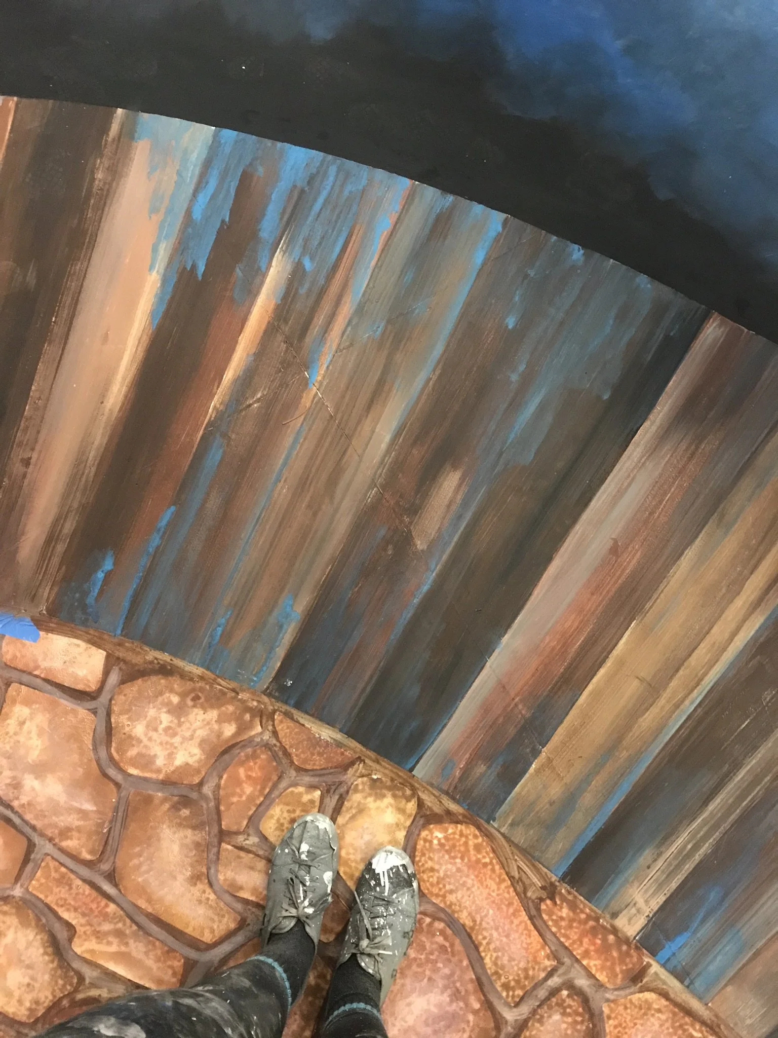 Mama Mia finished floor detail (2019)
SilCo Theatre
Scenic Artist