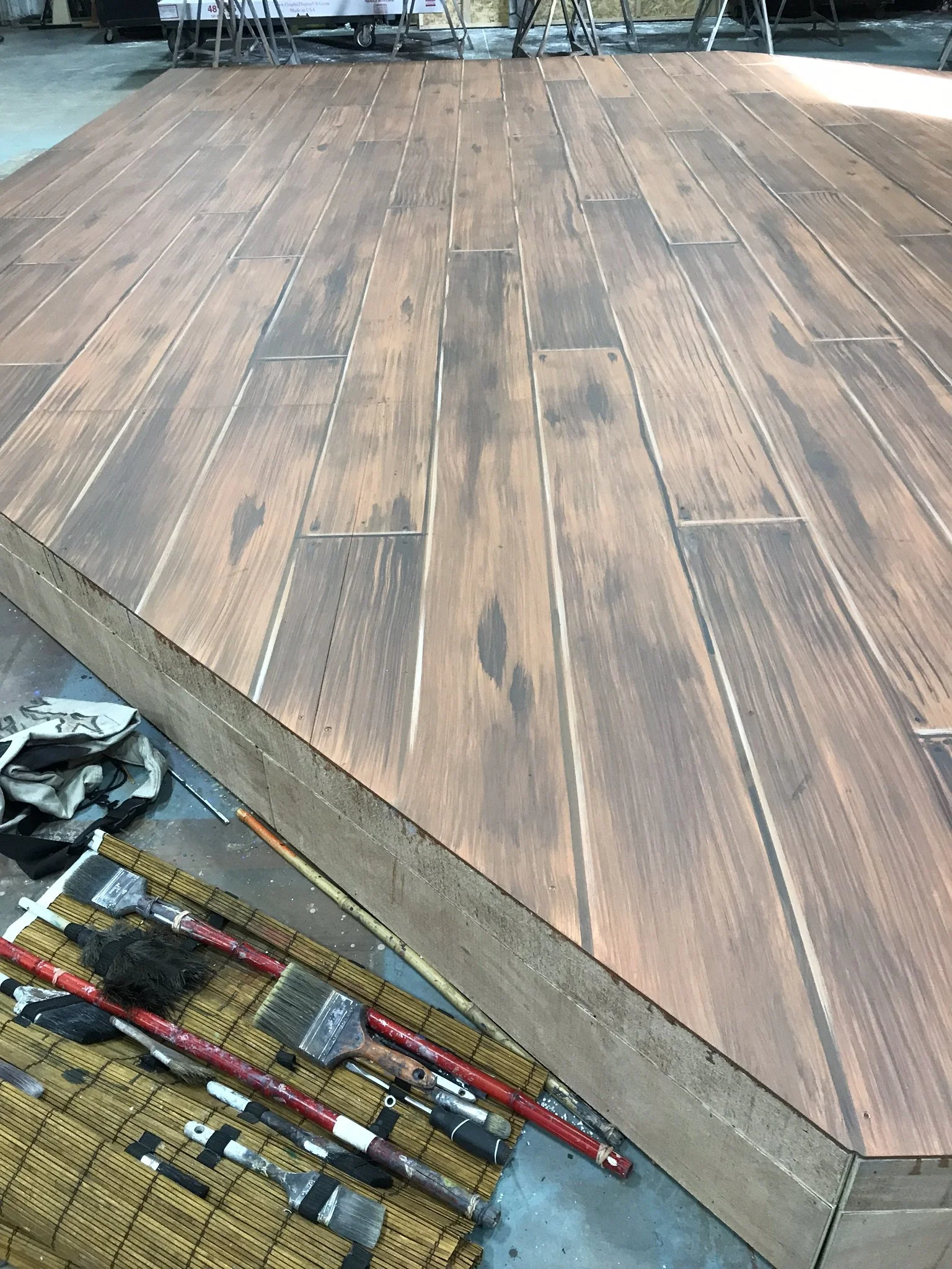 Santa and Mrs. Claus' Workshop floor treatment (2018)
Denver Zoo
Scenic Charge Artist