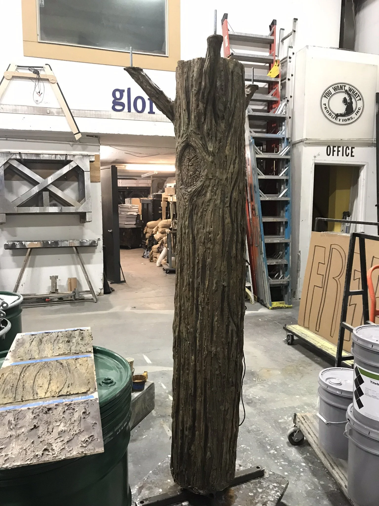 The Singing Tree in process (2019)
Anythink Library, Pearl Mack Branch
Scenic Charge Artist