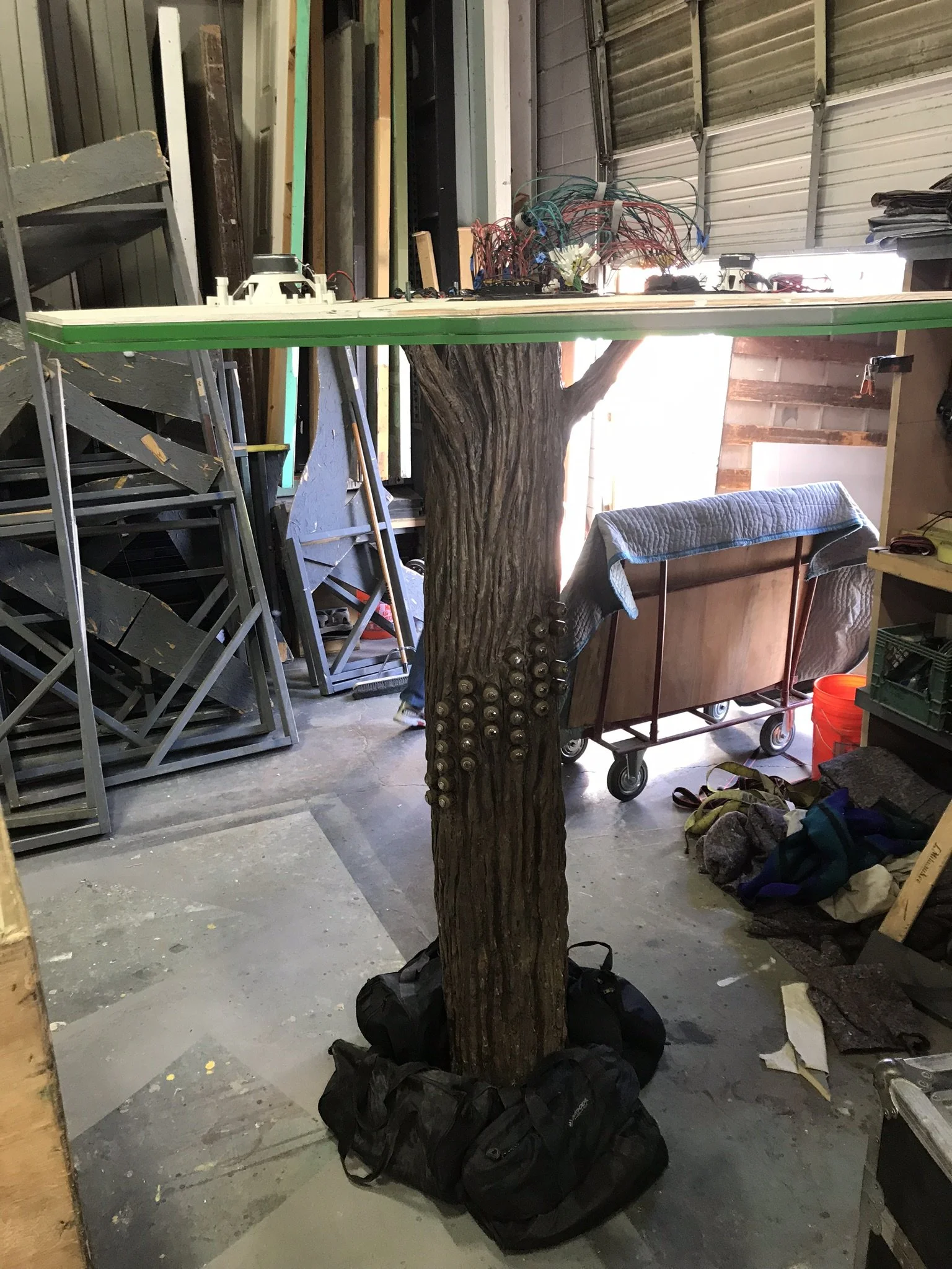 The Singing Tree in process (2019)
Anythink Library, Pearl Mack Branch
Scenic Charge Artist