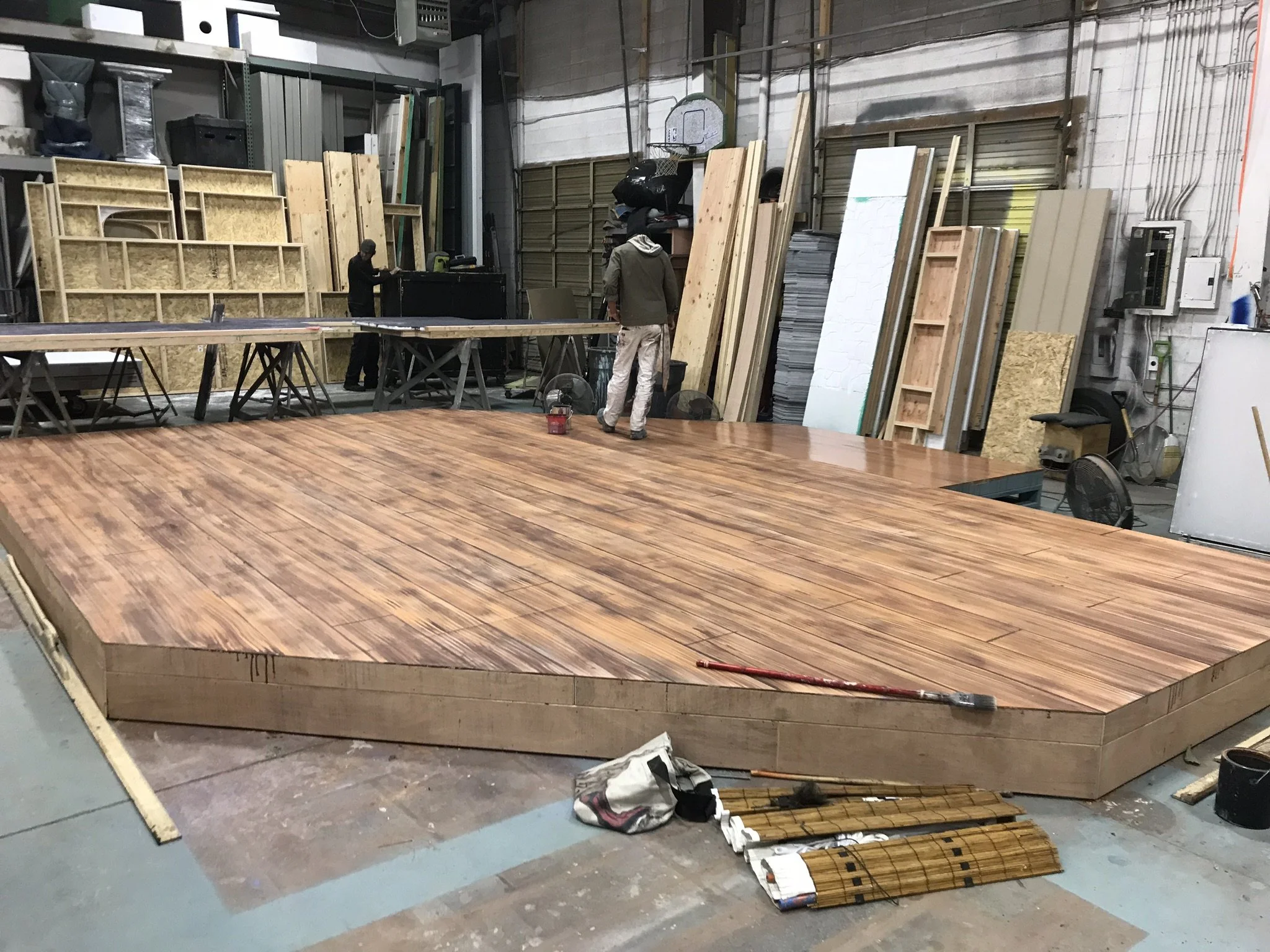 Santa and Mrs. Claus' Workshop floor treatment (2018)
Denver Zoo
Scenic Charge Artist