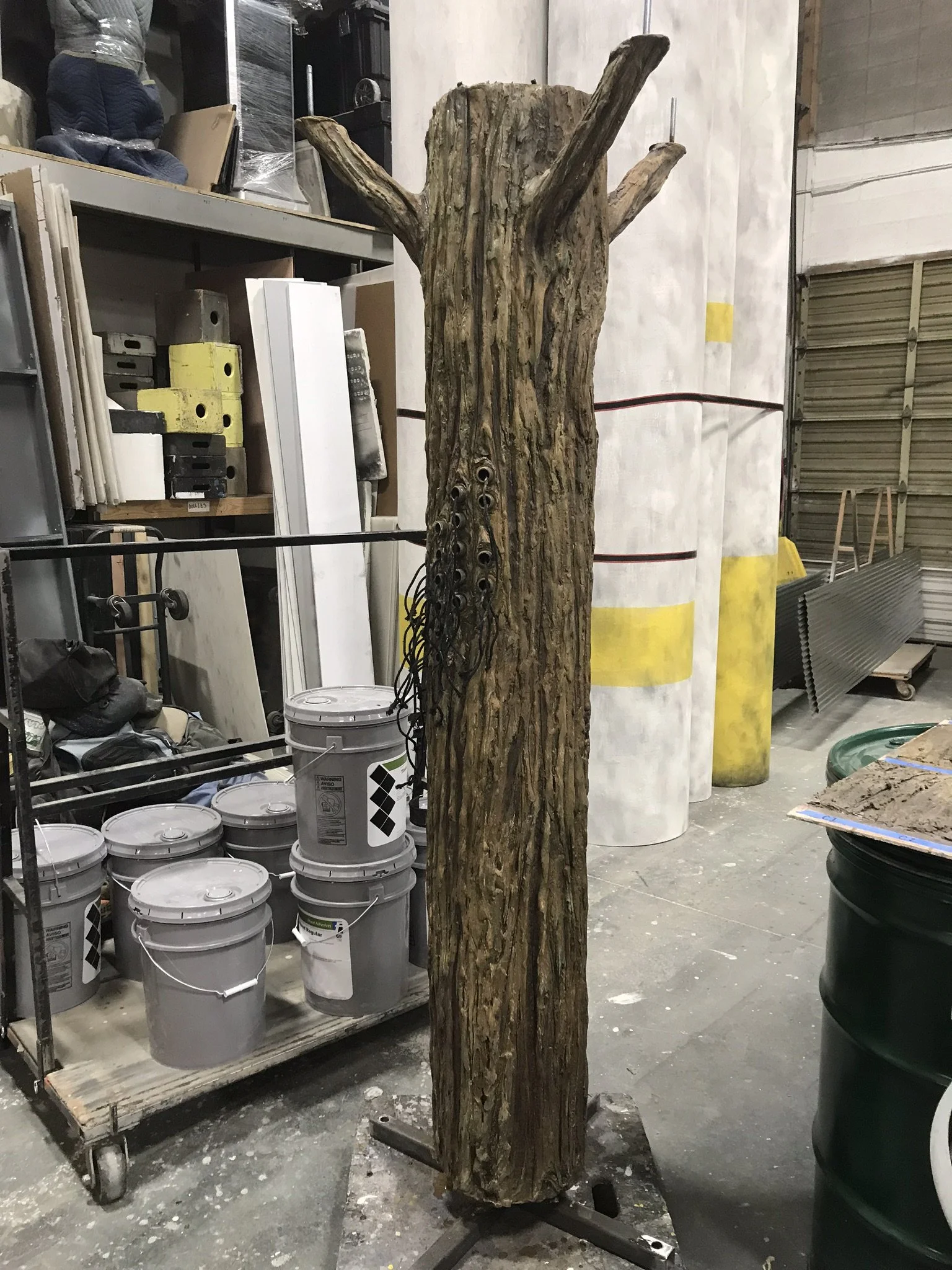 The Singing Tree in process (2019)
Anythink Library, Pearl Mack Branch
Scenic Charge Artist