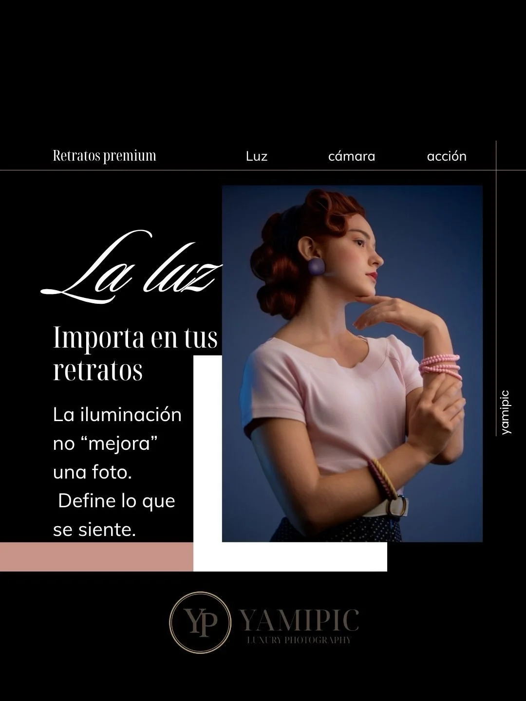 Tu imagen vende antes de que digas la primera palabra.
En el mundo de los negocios, la iluminaci&oacute;n no es un detalle: es el lenguaje de la autoridad. Un retrato mal iluminado comunica descuido; uno dise&ntilde;ado, proyecta liderazgo.
Por qu&ea