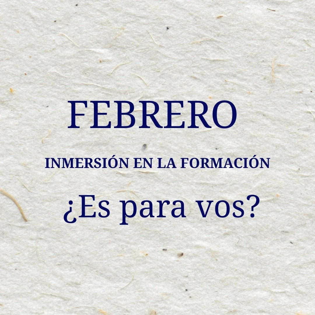 En febrero abrimos una inmersi&oacute;n de un mes dentro de la formaci&oacute;n.
Para quienes sienten el llamado a profundizar y ordenar su pr&aacute;ctica.
DM &ldquo;FEBRERO&rdquo;.

#danzaterapia
#formacioncorporal
#movimientoconsciente
#cuerpoycon