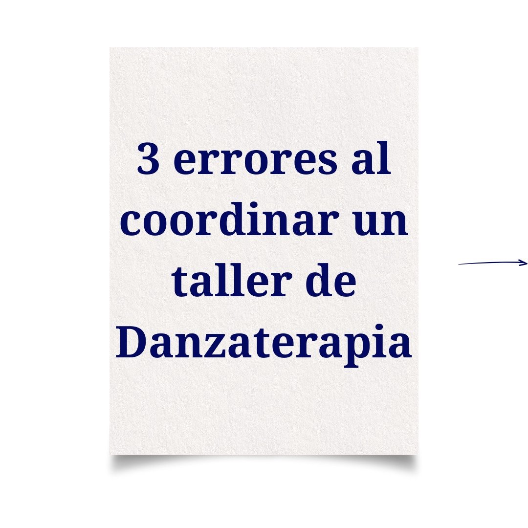 Coordinar un taller de danzaterapia no es solo saber moverse.
Es saber dise&ntilde;ar, sostener y acompa&ntilde;ar un proceso grupal.
Estos son 3 errores muy comunes cuando empezamos a facilitar talleres
y que impactan directamente en la experiencia 
