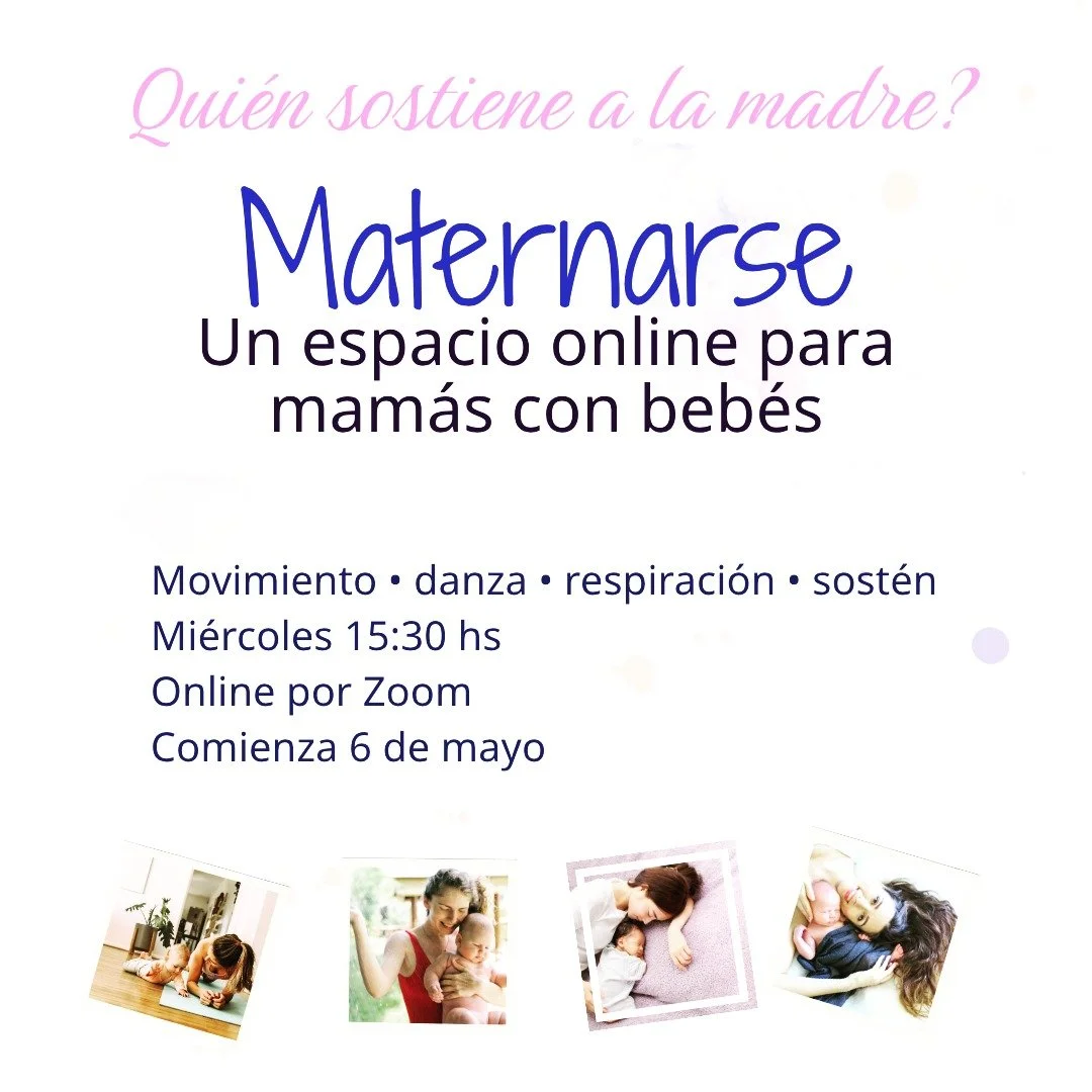 Un espacio tiempo para volver relajarte, descansar y disfrutar, junto a tu beb&eacute; y prestando atenci&oacute;n a lo que tu cuerpo necesita. 
Danza, sosten, movimiento y quietud.
ONLINE
mi&eacute;rcoles 15:30 hs
Grupo nuevo comienza 6 de mayo

si 