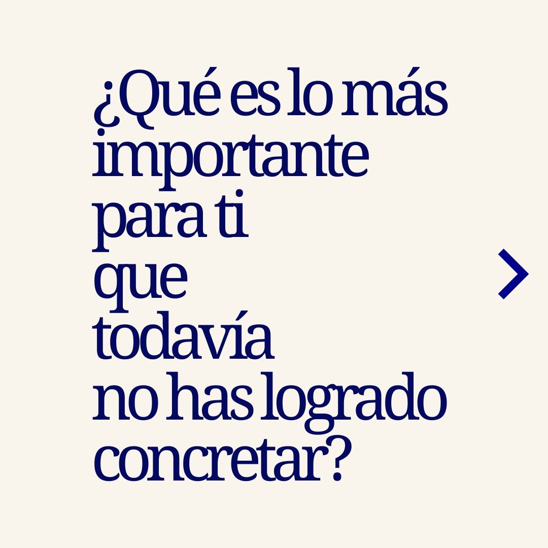 &iquest;Qu&eacute; es lo m&aacute;s importante para ti que todav&iacute;a no has logrado concretar?
Estoy escuchando atentamente a las personas que forman parte de esta comunidad.
A lo largo de los a&ntilde;os he acompa&ntilde;ado a artistas, terapeu