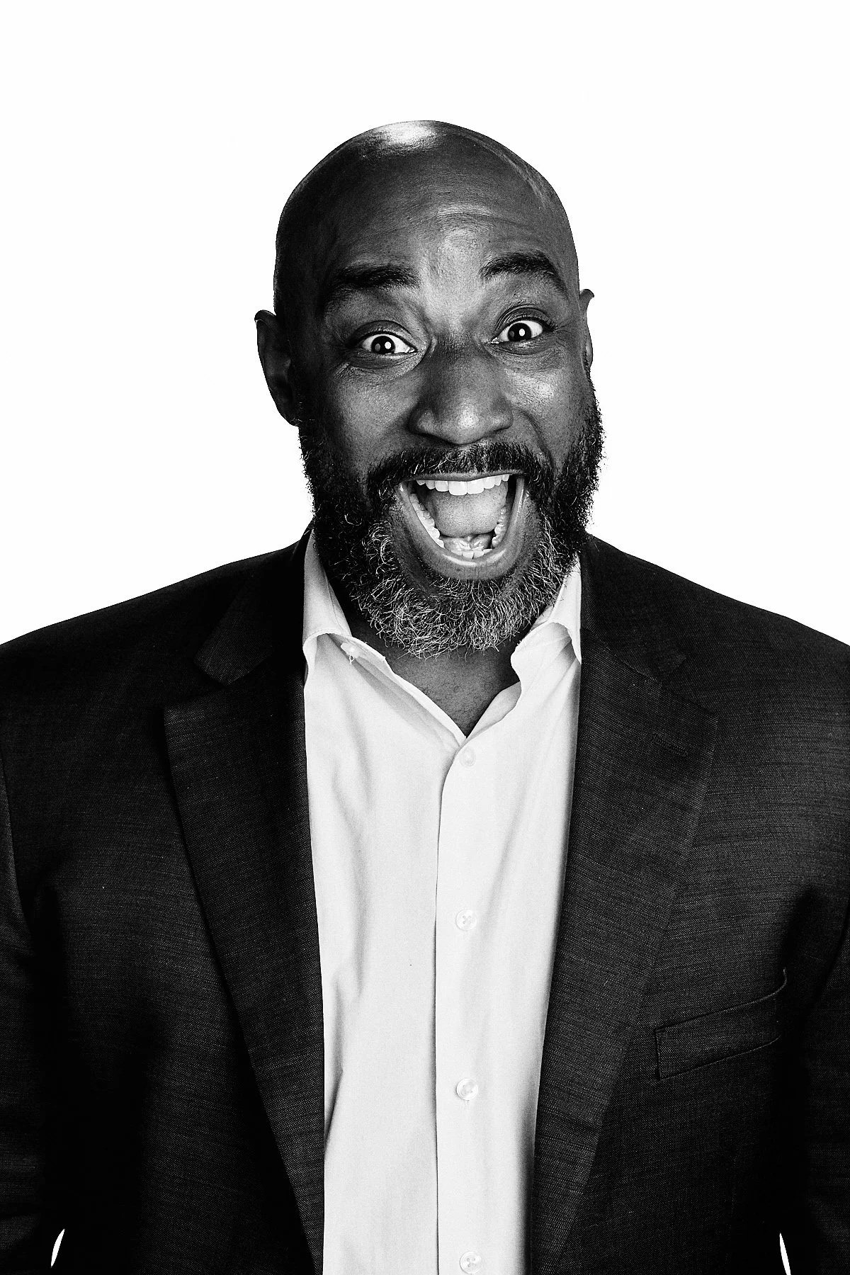 Black and white portrait by photographer Matthew Gaskins in San Antonio Texas