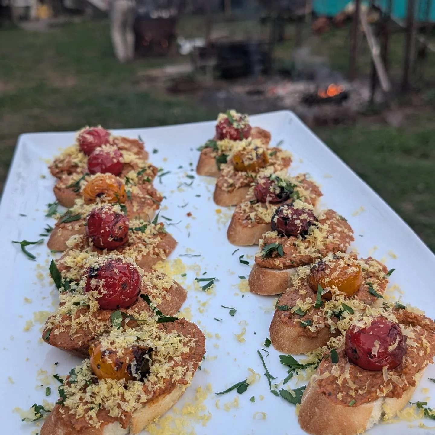 Scenes from this past weekend's private events. One small bites/buffet service for 30, one four course tasting menu for 16 guests, 46 very happy mouths. 

Our books are open through January and we still have some limited availability in November. DM 