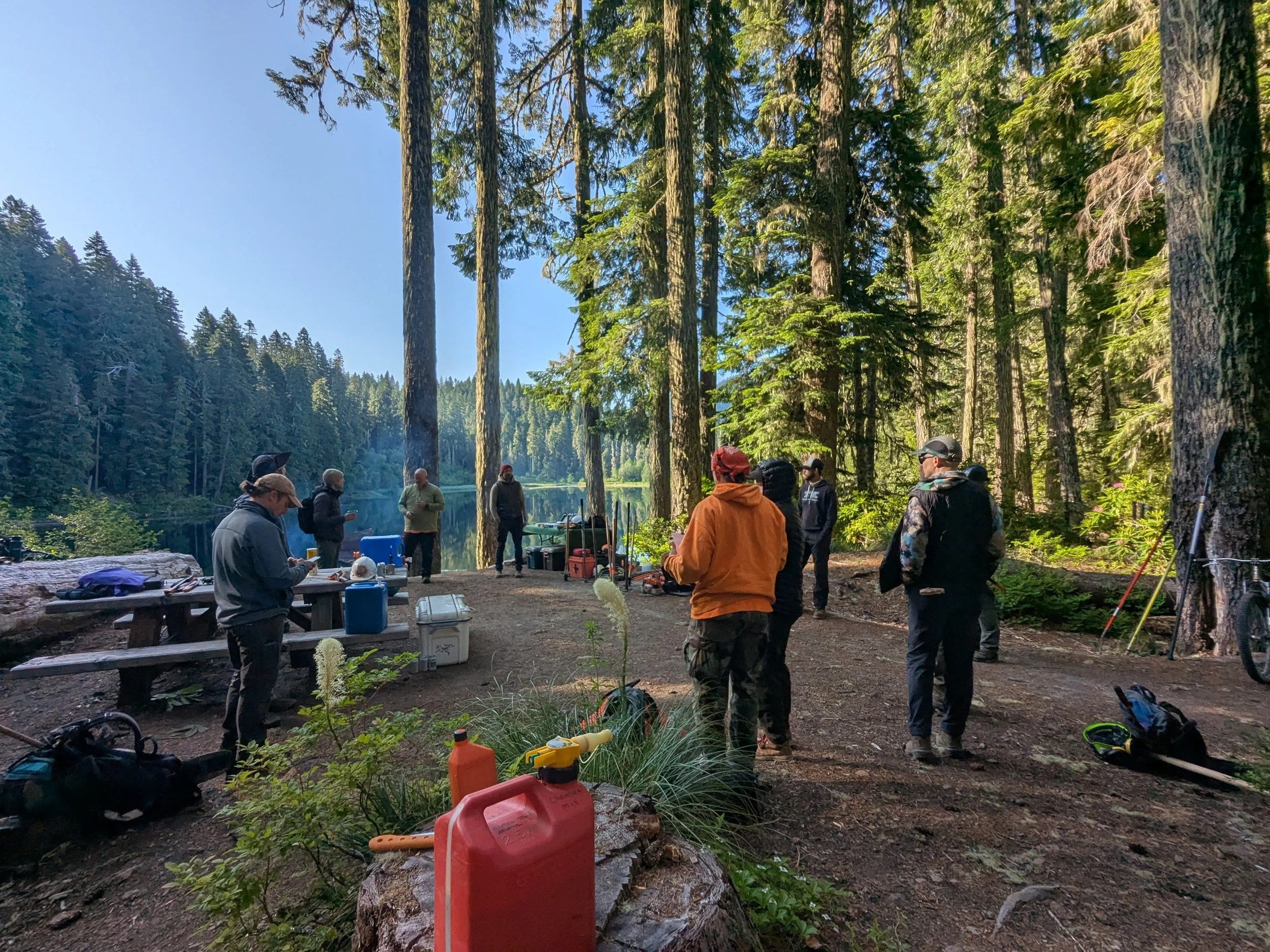 July - Old Cascade Crest New Trail Build