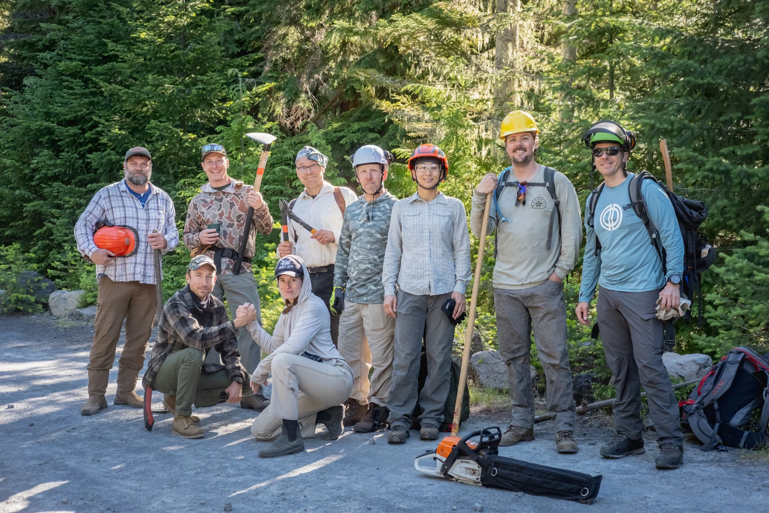 October - Old Cascade Crest New Trail Build