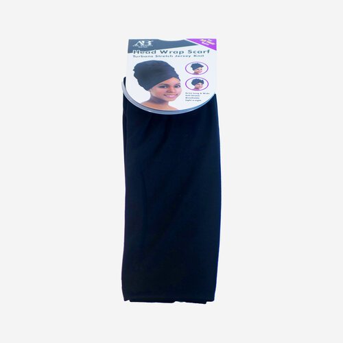 Head-Wrap Scarf - ASF0110BK
