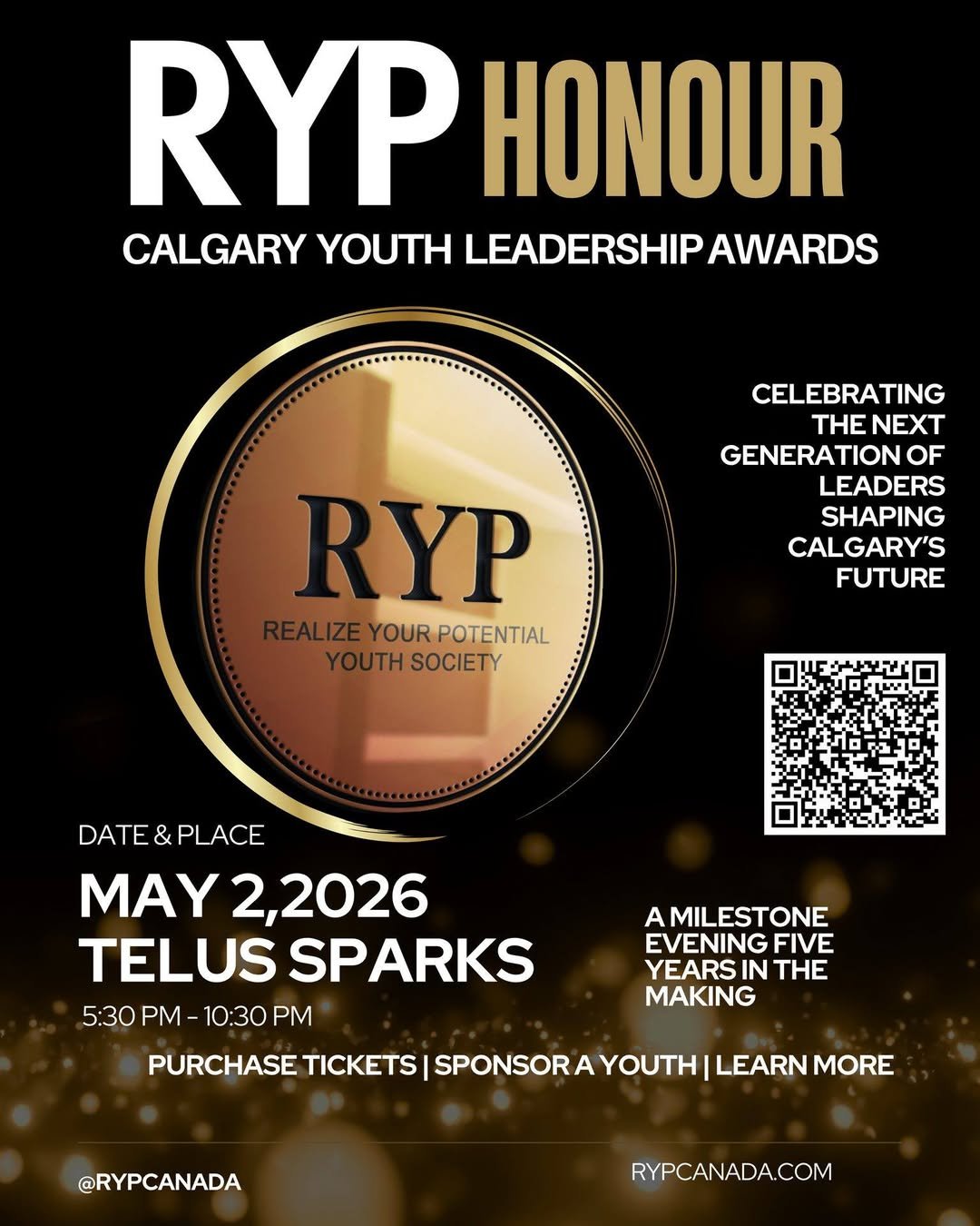 Calgary’s Youth Leadership Awards | 58 Youth. One Stage. May 2