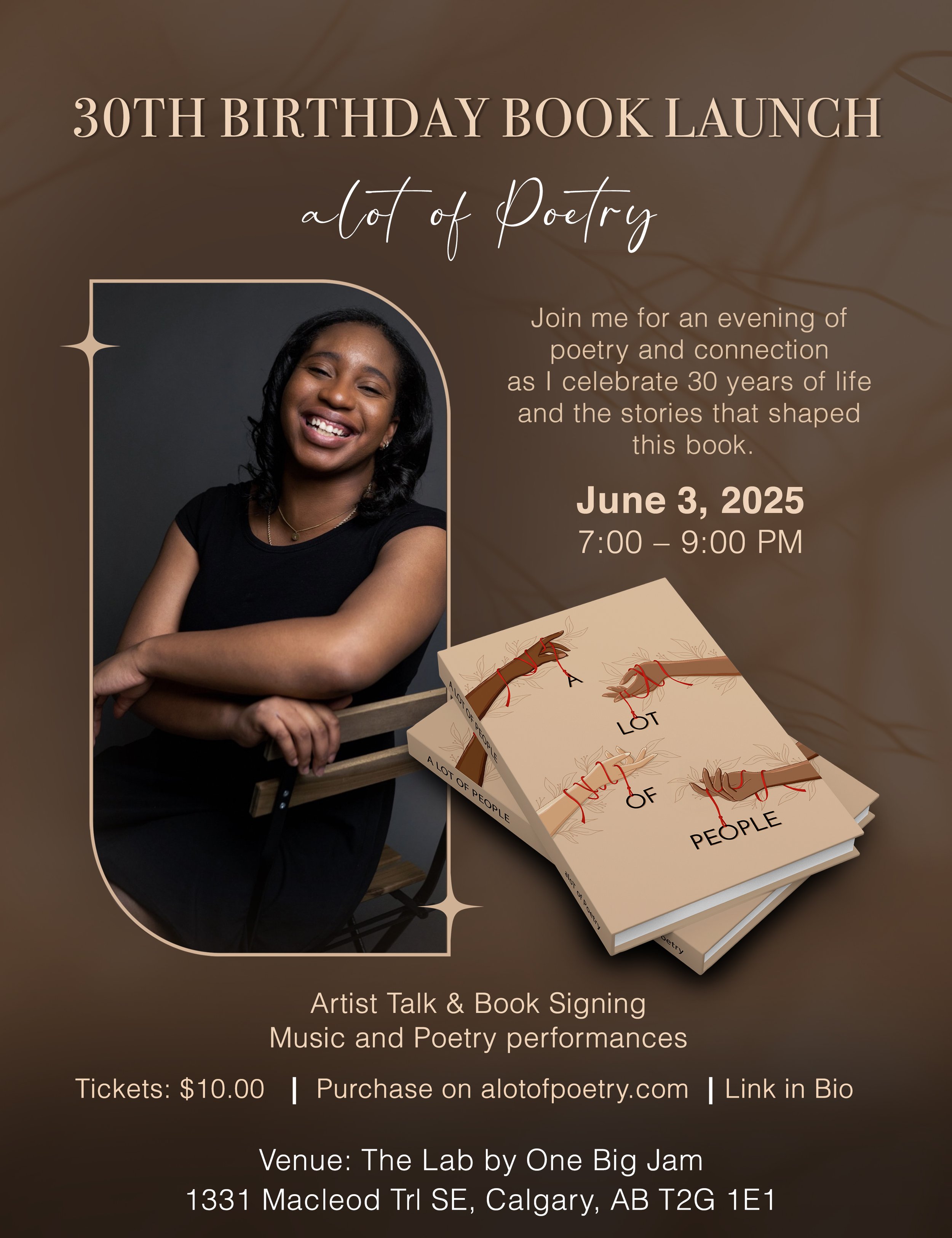 30 Birthday Book Launch: aloT of People