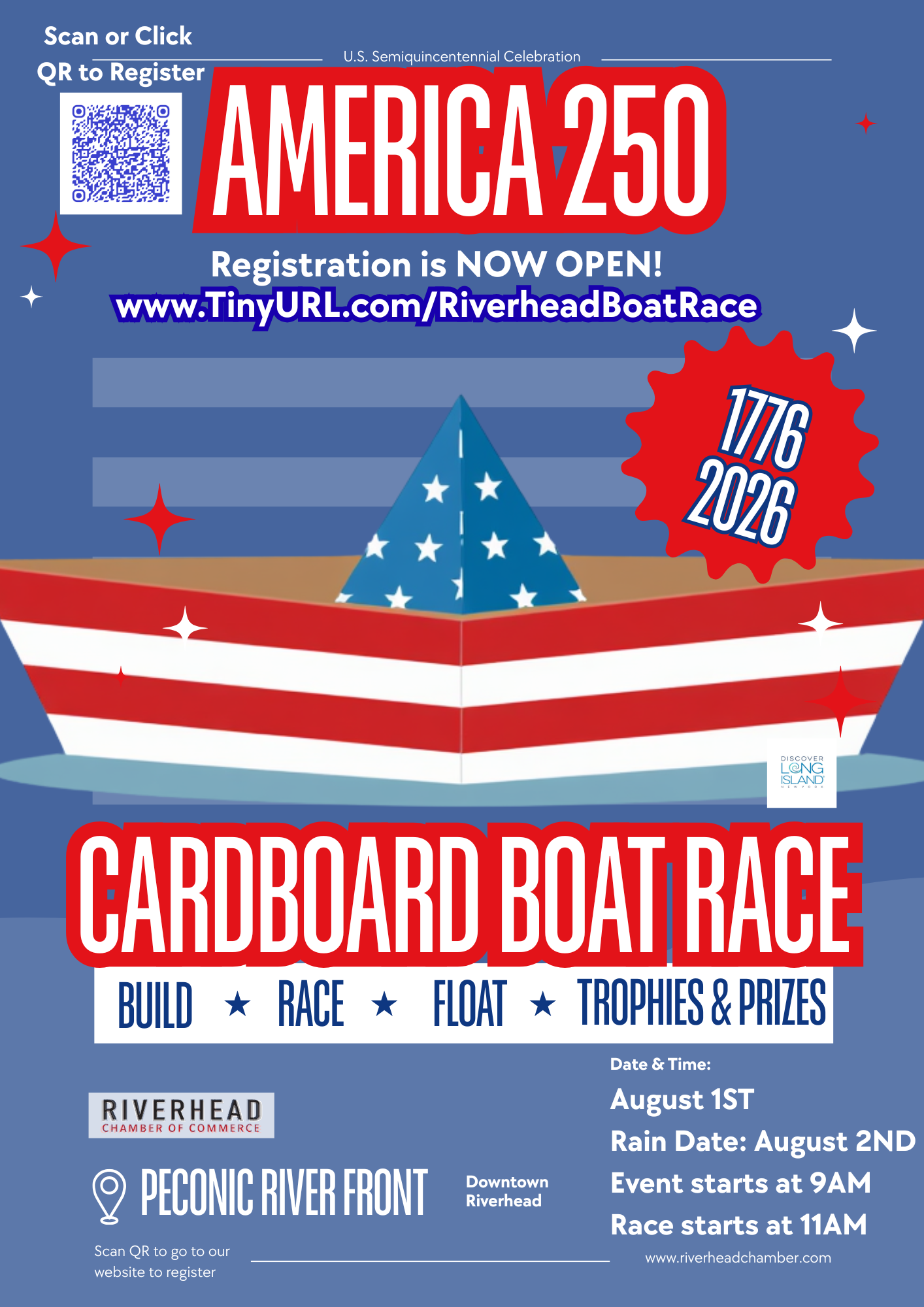 Cardboard Boat Race America 250-2