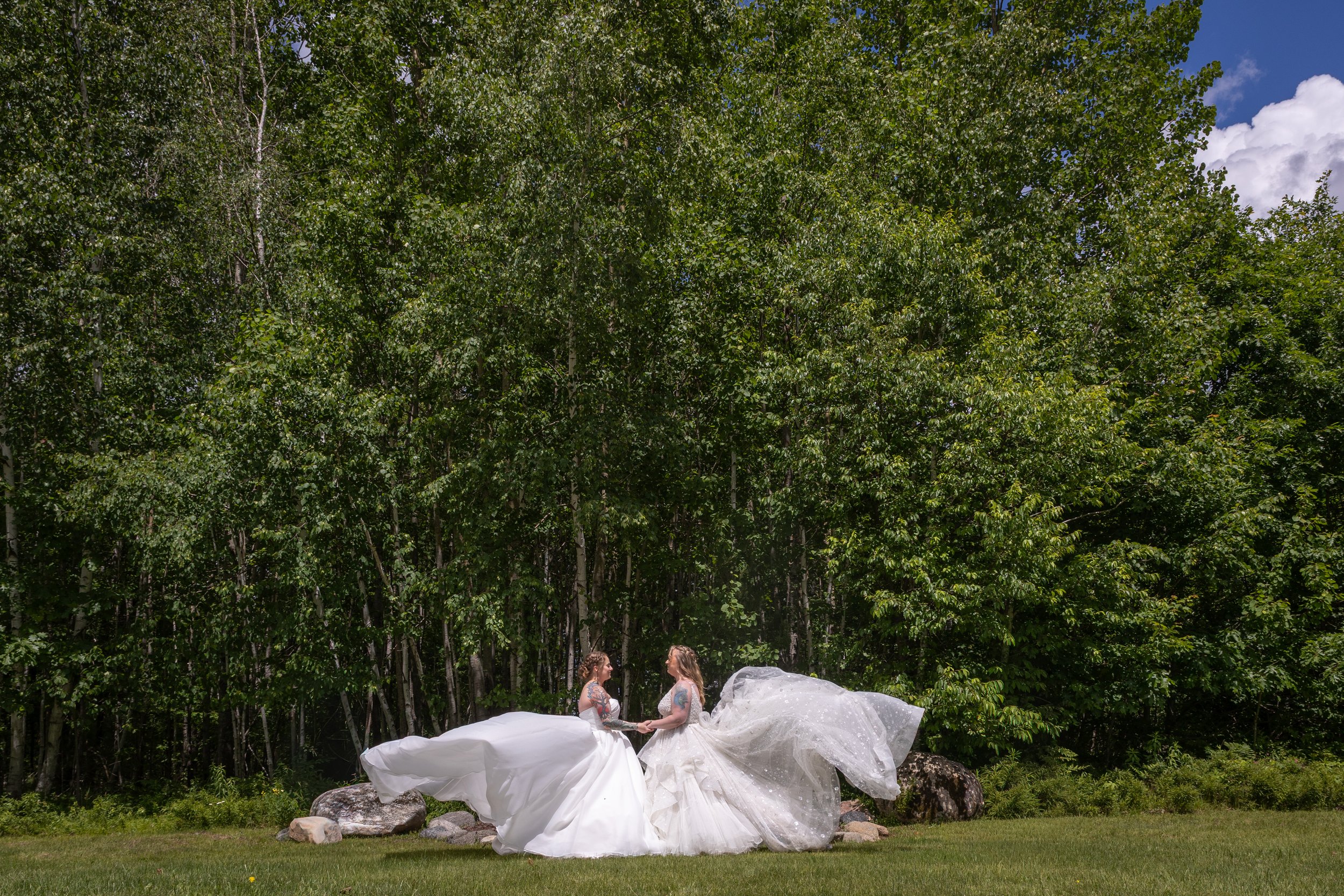 Miranda &amp; Megan's Thoughtful Northwoods Wedding in Rhinelander, Wisconsin