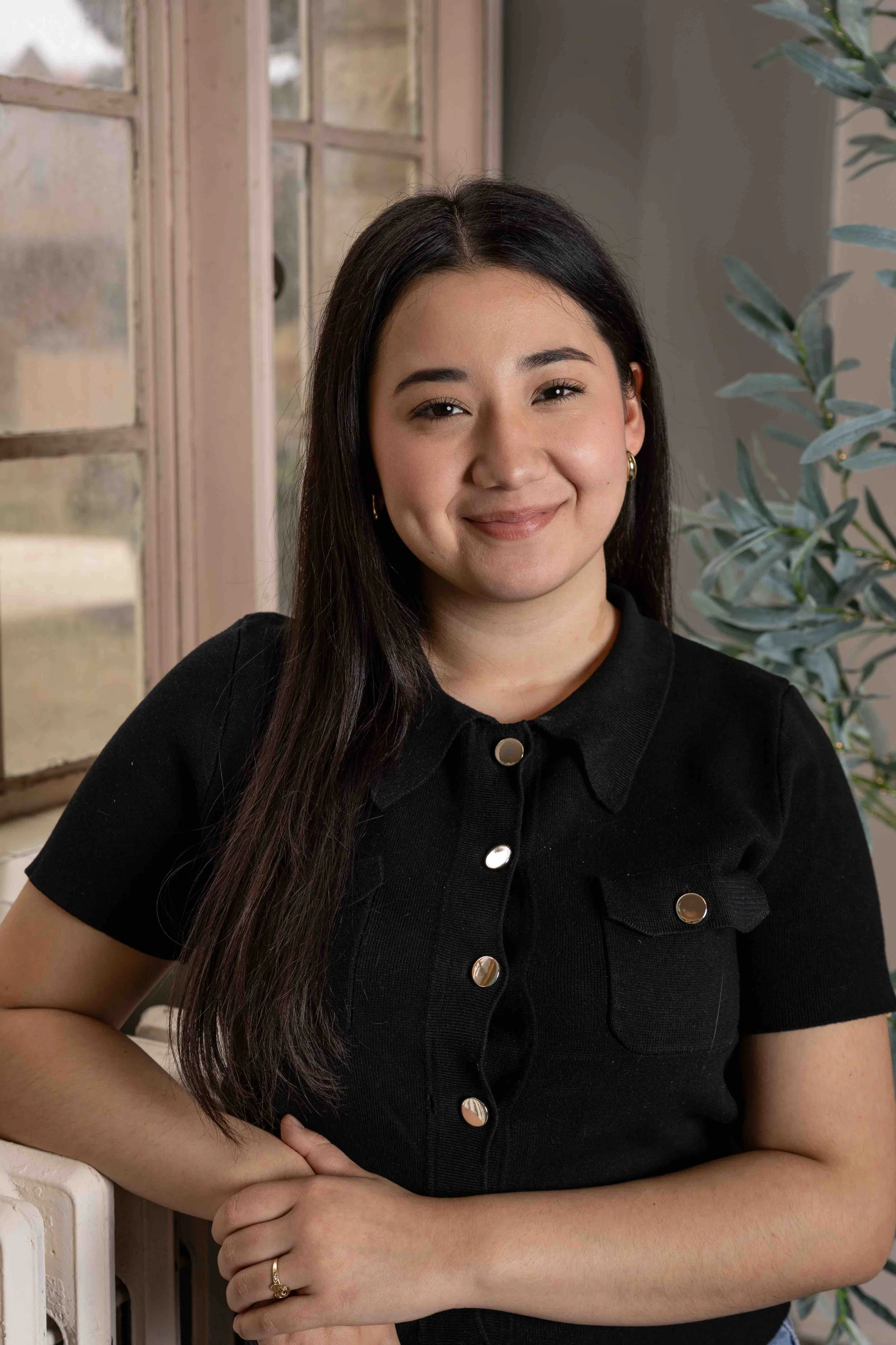 A young woman updates her headshot with Lindsay Stayton Photography in Milwaukee, Wisconsin