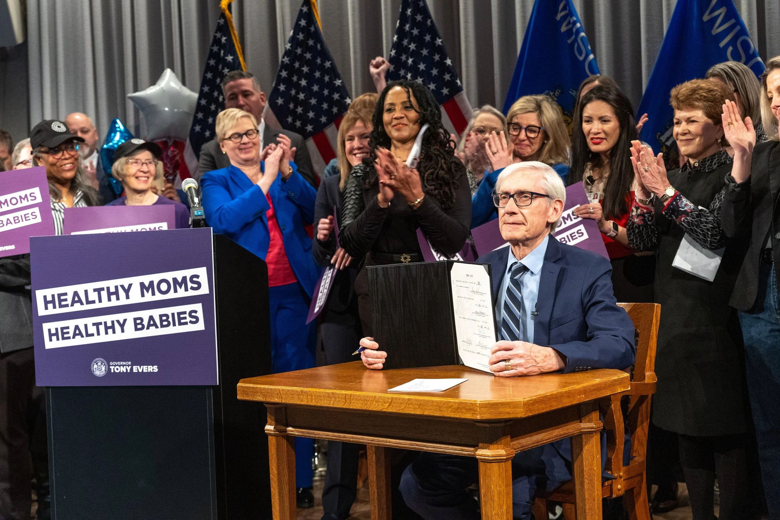 Builders Movement - Governor Evers and Children's Hospital of WI