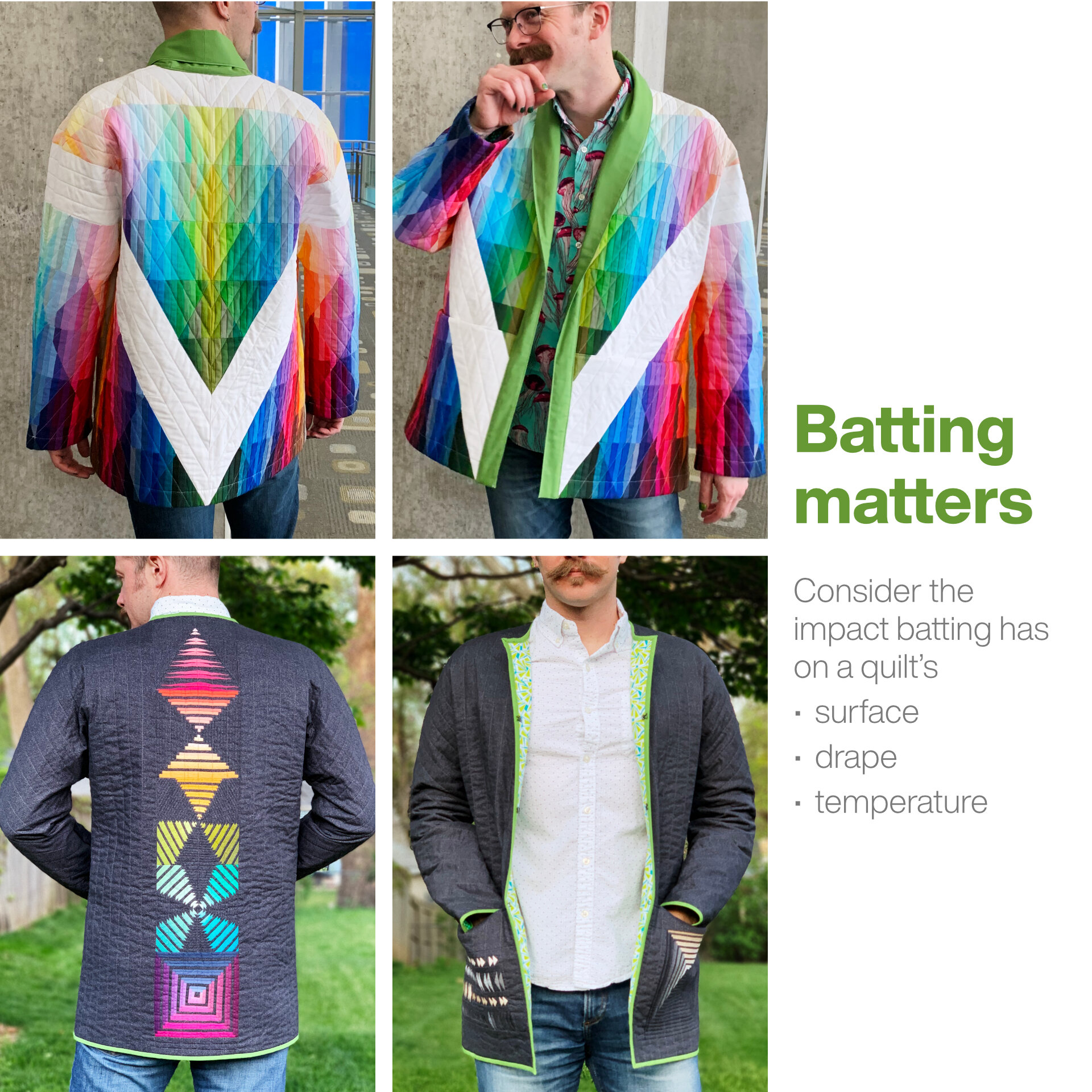 Batting for Your Quilted Garment — Ben Millett