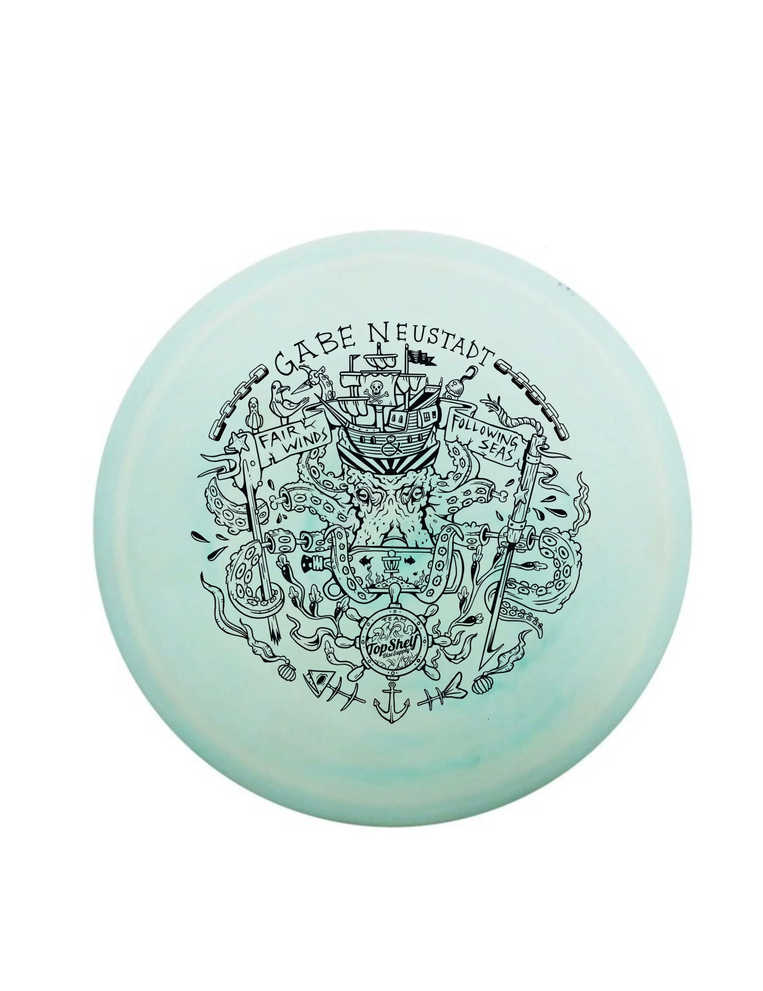 Disc Golf Stamp Art — Ripe Mind Designs