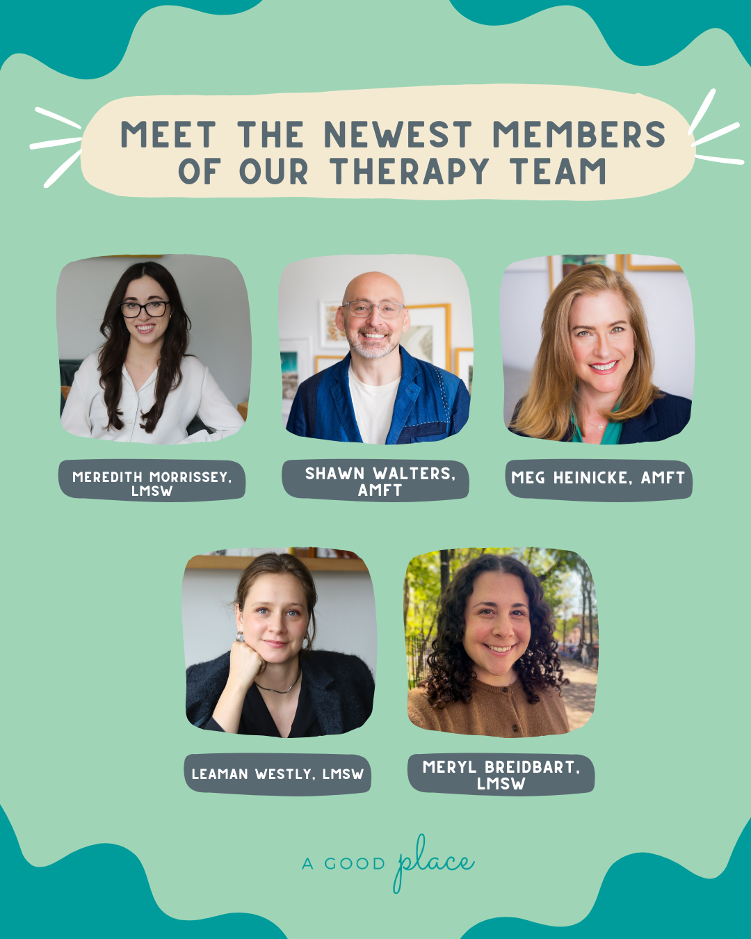 Welcoming Wellness: Meet the Newest Members of Our Therapy Team