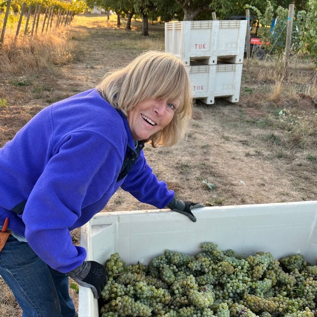 We're Farmers First 🚜 including our founding farmers! Did you know my mom Kathy grew up farming olives and prunes in Northern California before she moved to Oregon? When she met my dad at Oregon State University, she already had a dream of a farm of