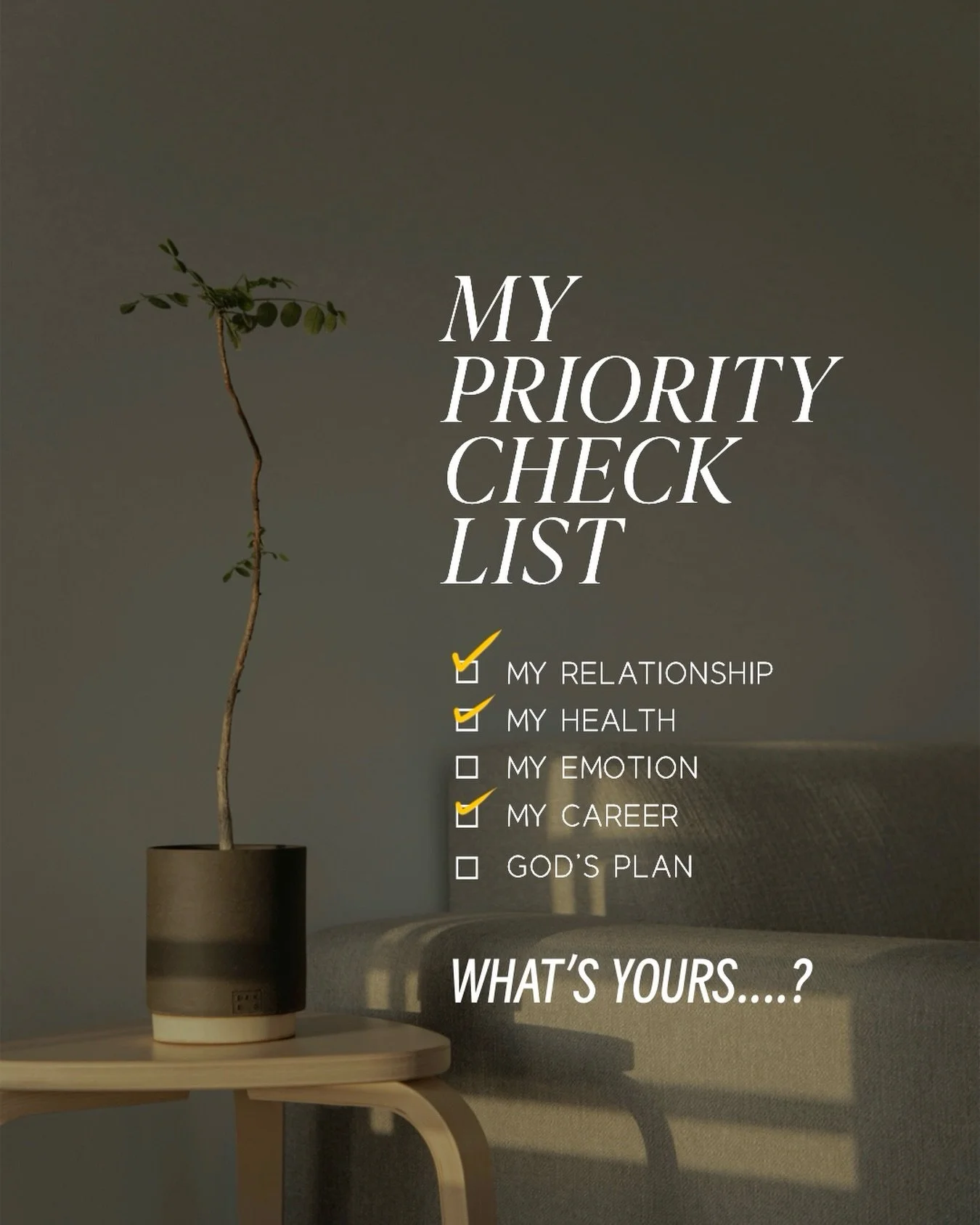 33 But seek first his kingdom and his righteousness, and all these things will be given to you as well.

34 Therefore do not worry about tomorrow, for tomorrow will worry about itself. Each day has enough trouble of its own.

[Mt 6:33-34, NIV]